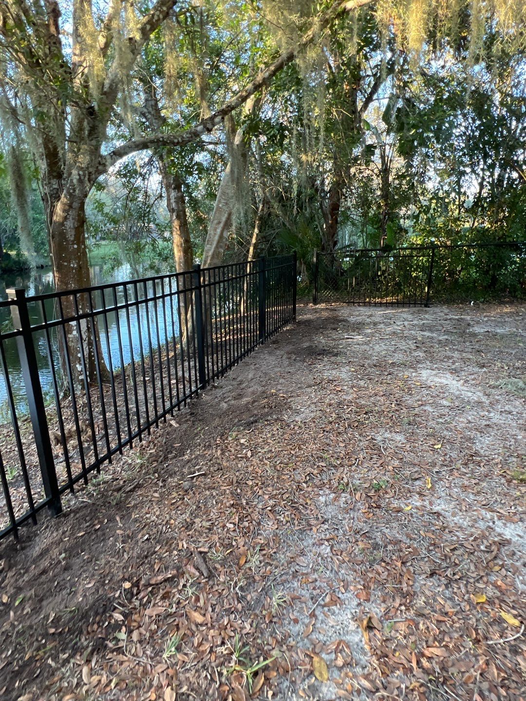 Sarasota, FL 4ft. Tall Black Aluminum & 4 ft. Tall Black Chain-link Fence by Asap fence and gates, LLC