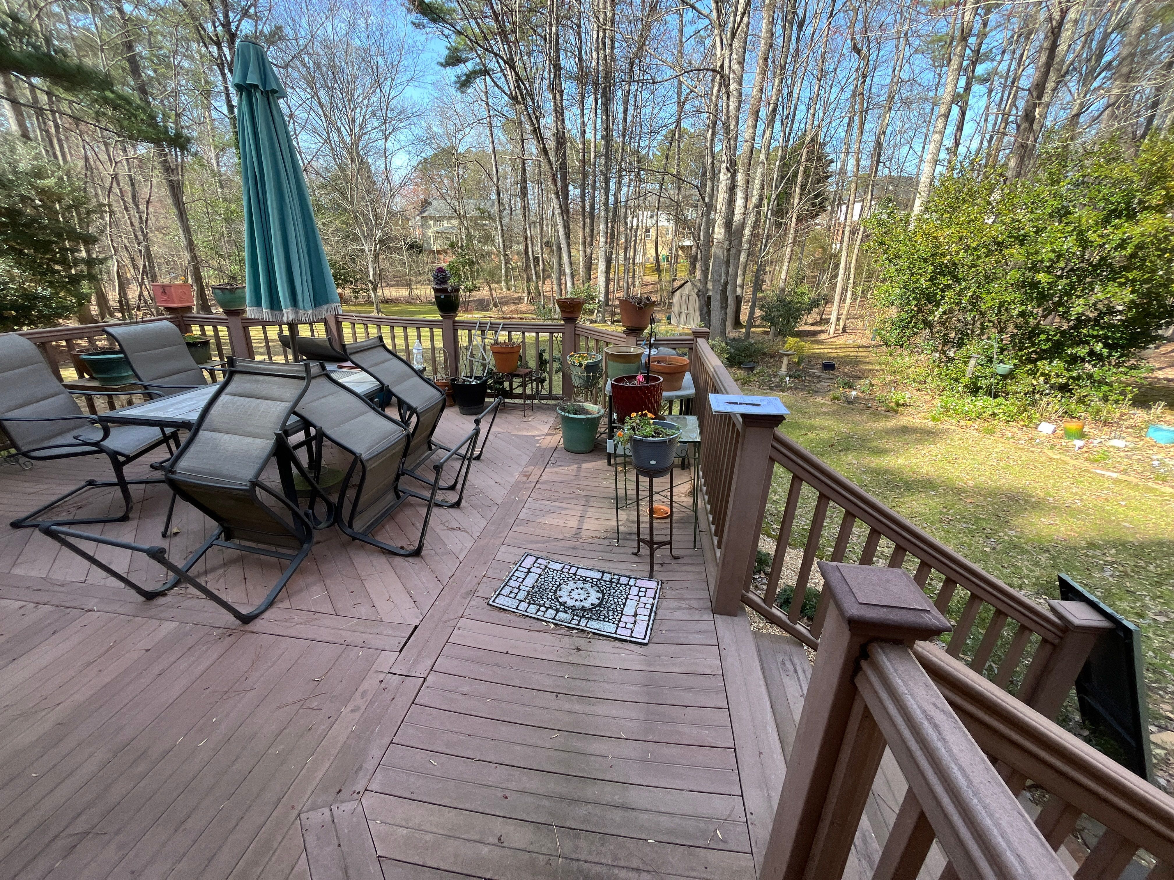 Deck Installation using Pressure Treated Pine in Peachtree Corners, GA by Nelson Exteriors 