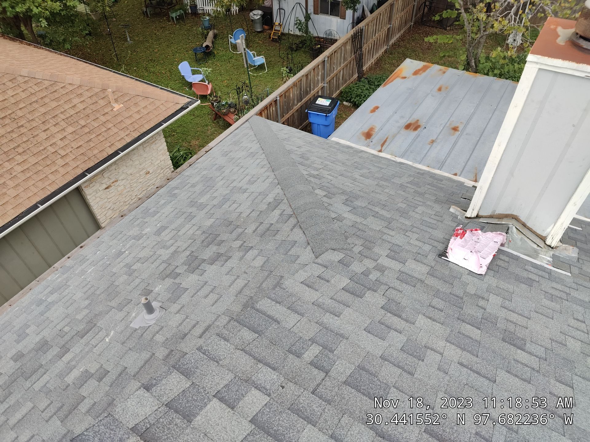 Residential Roofing Installation using Owens Corning Oakridge Estate Grey by DeZign Roofing & Exteriors