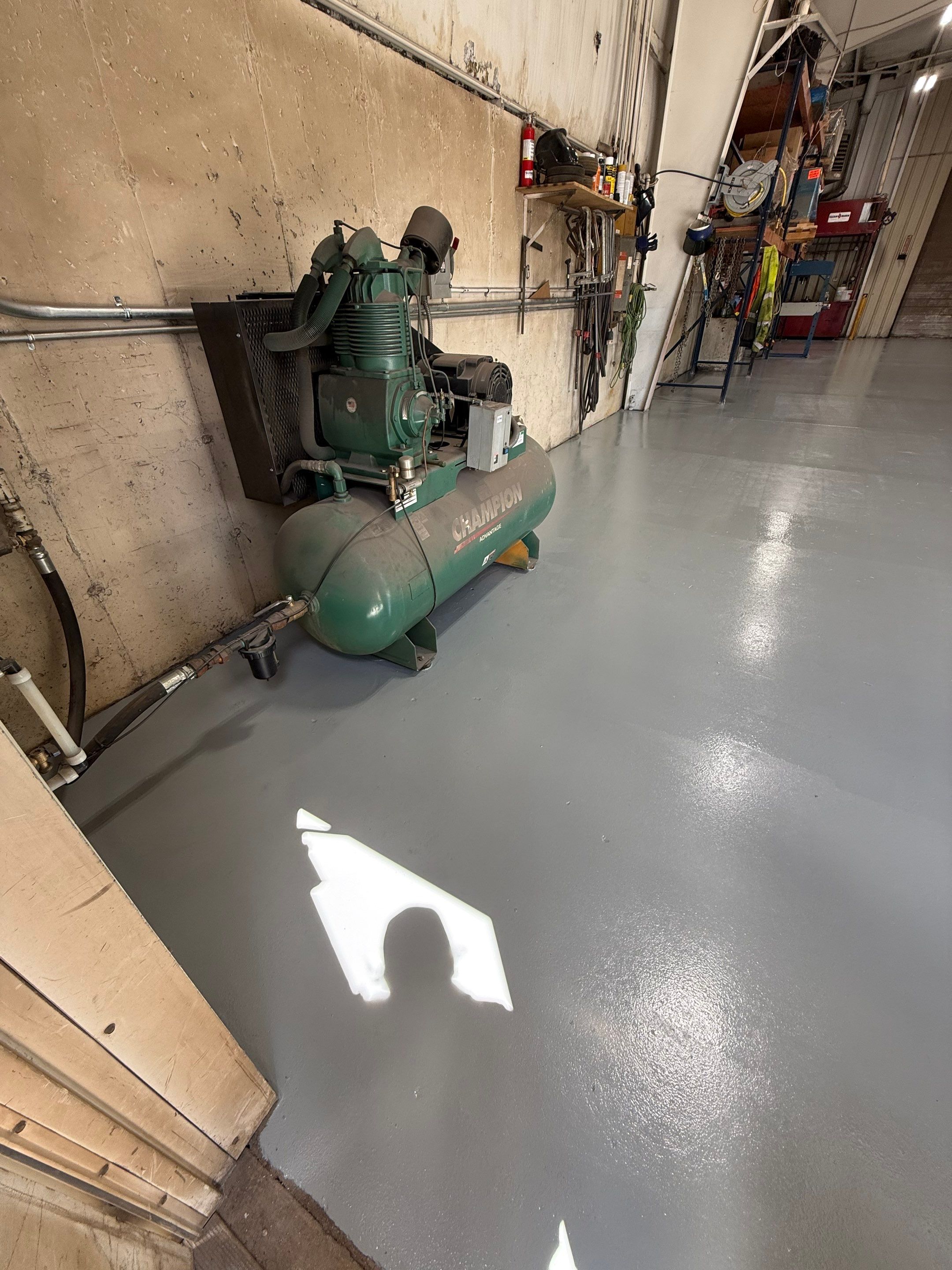 Commercial Concrete Coating and Floor Refinishing in Sioux Falls by Select Painting, Coatings & Garage Cabinets
