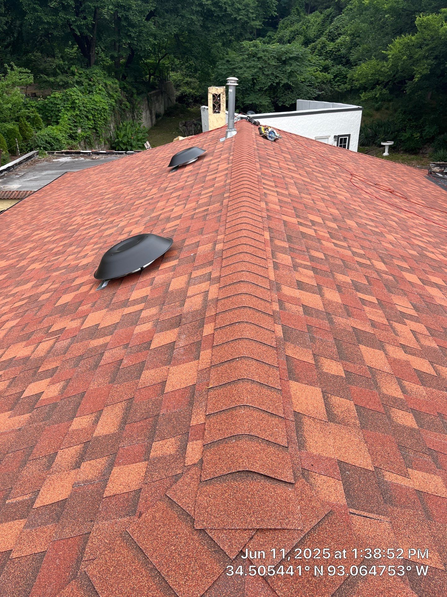 Asphalt Shingle and Flat Roof Replacement in Hot Springs by Temple Roofing and Exteriors