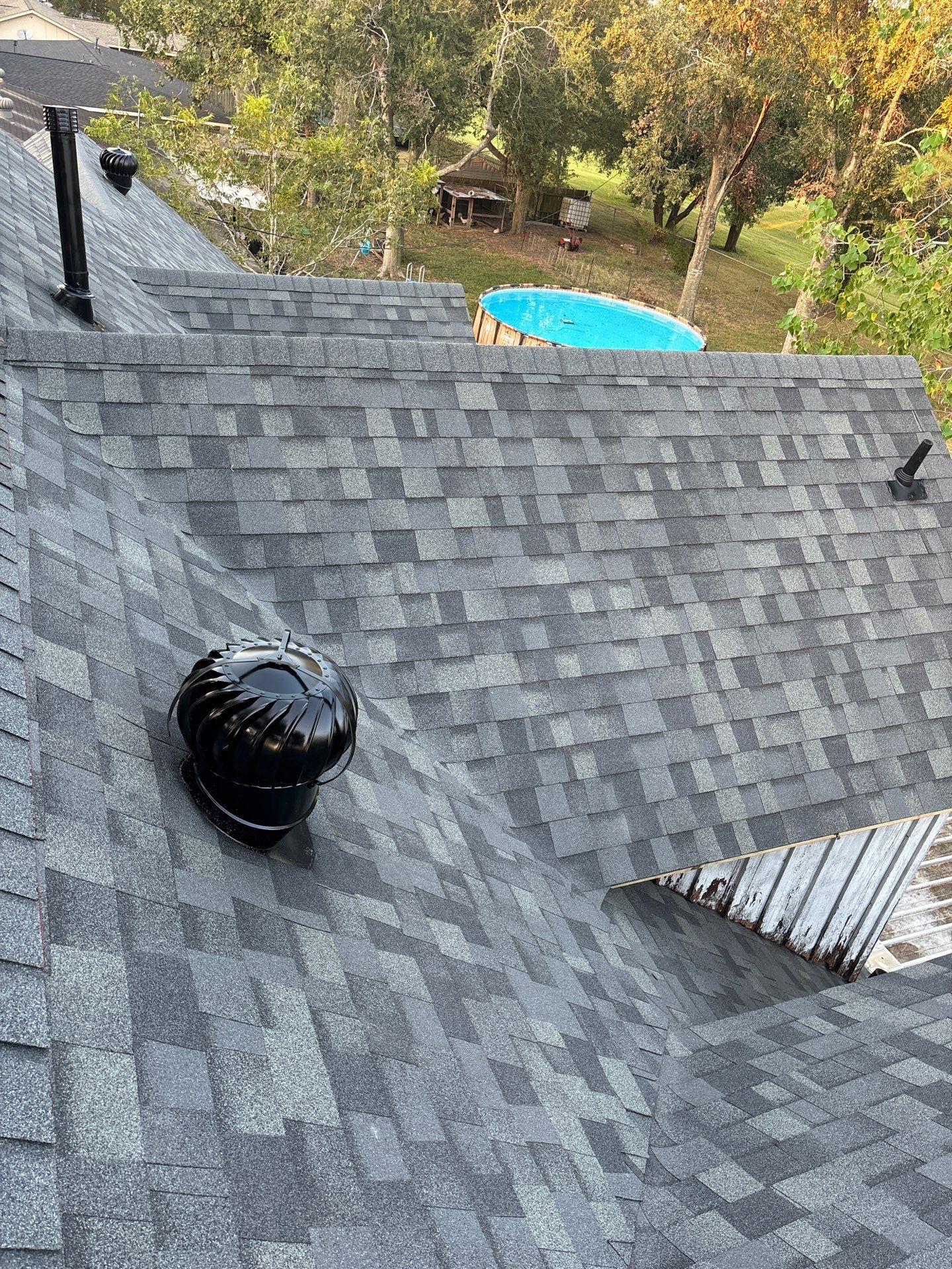 Residential Roofing Installation using Owen's Corning Duration (Lifetime) Shingles by Roof Repair Company