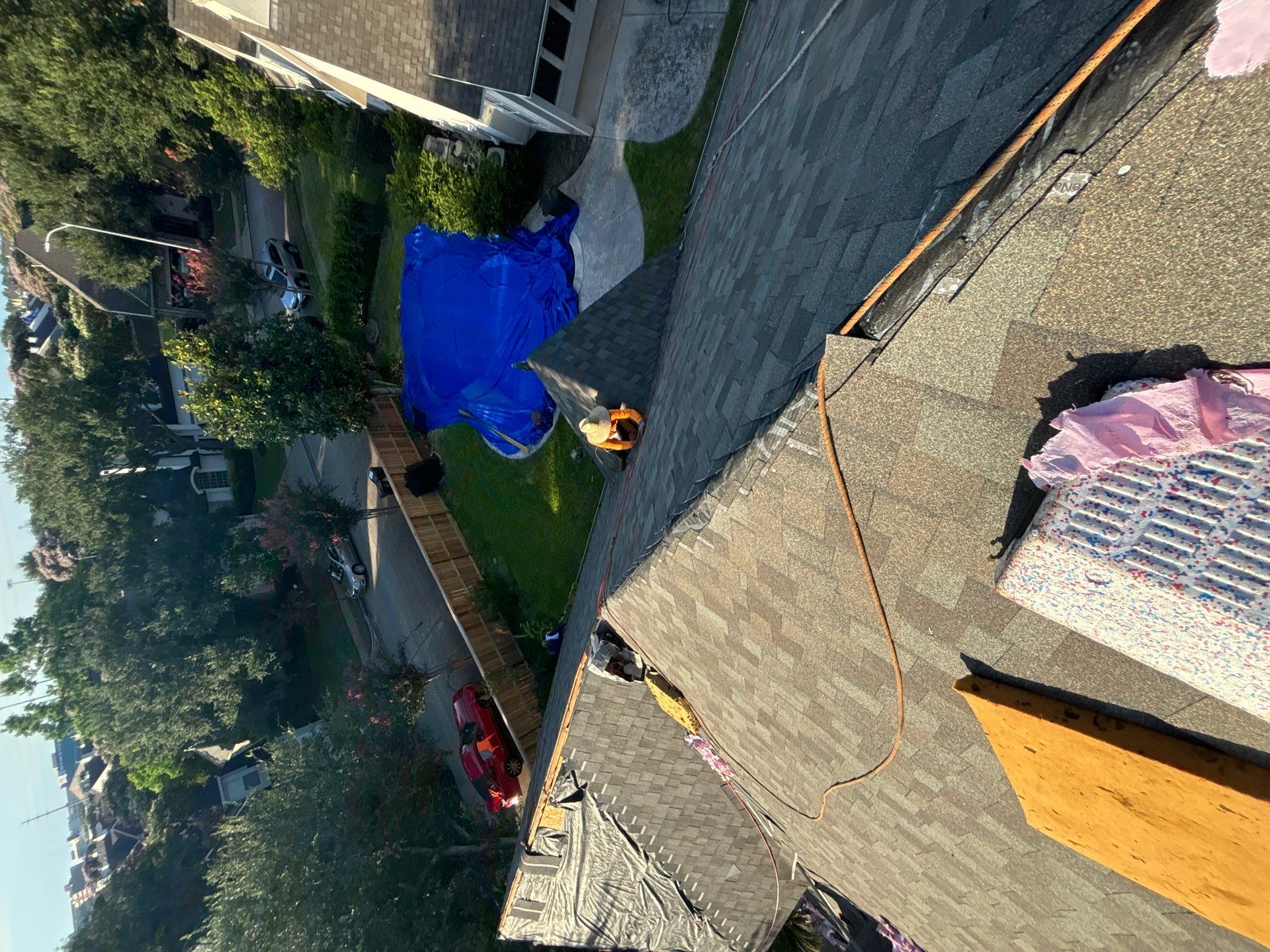Residential Roofing Installation using Owen's Corning Duration (Lifetime) Shingles by Roof Repair Company