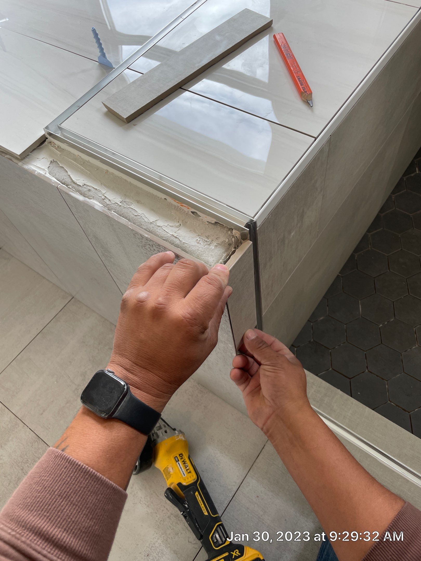 Bathroom Remodel using Laticrete by OC Flooring Inspections-ICRI - CCSMT-CFIU#439