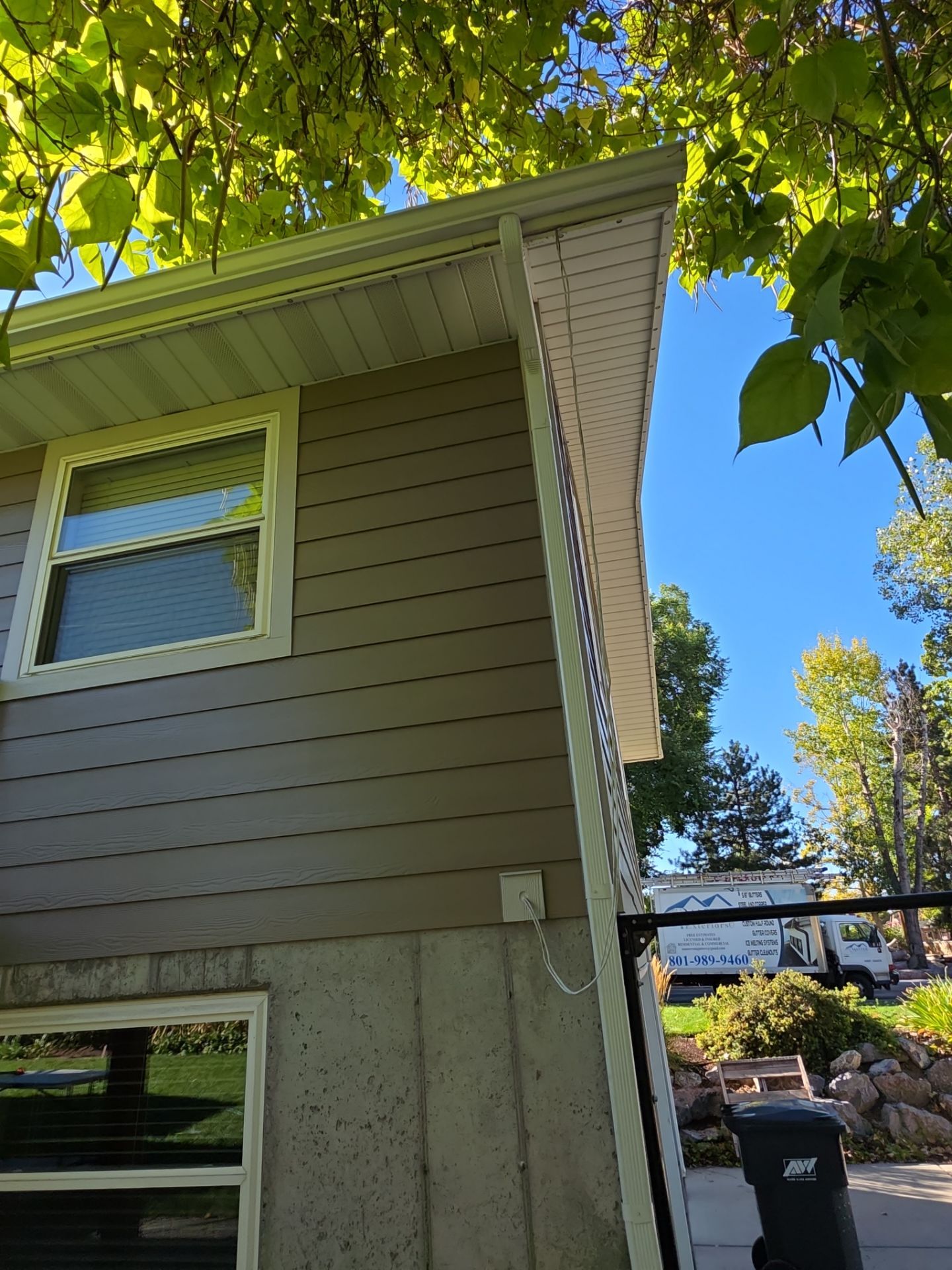 Project in Lindon, Ut by Master Rain Gutters.