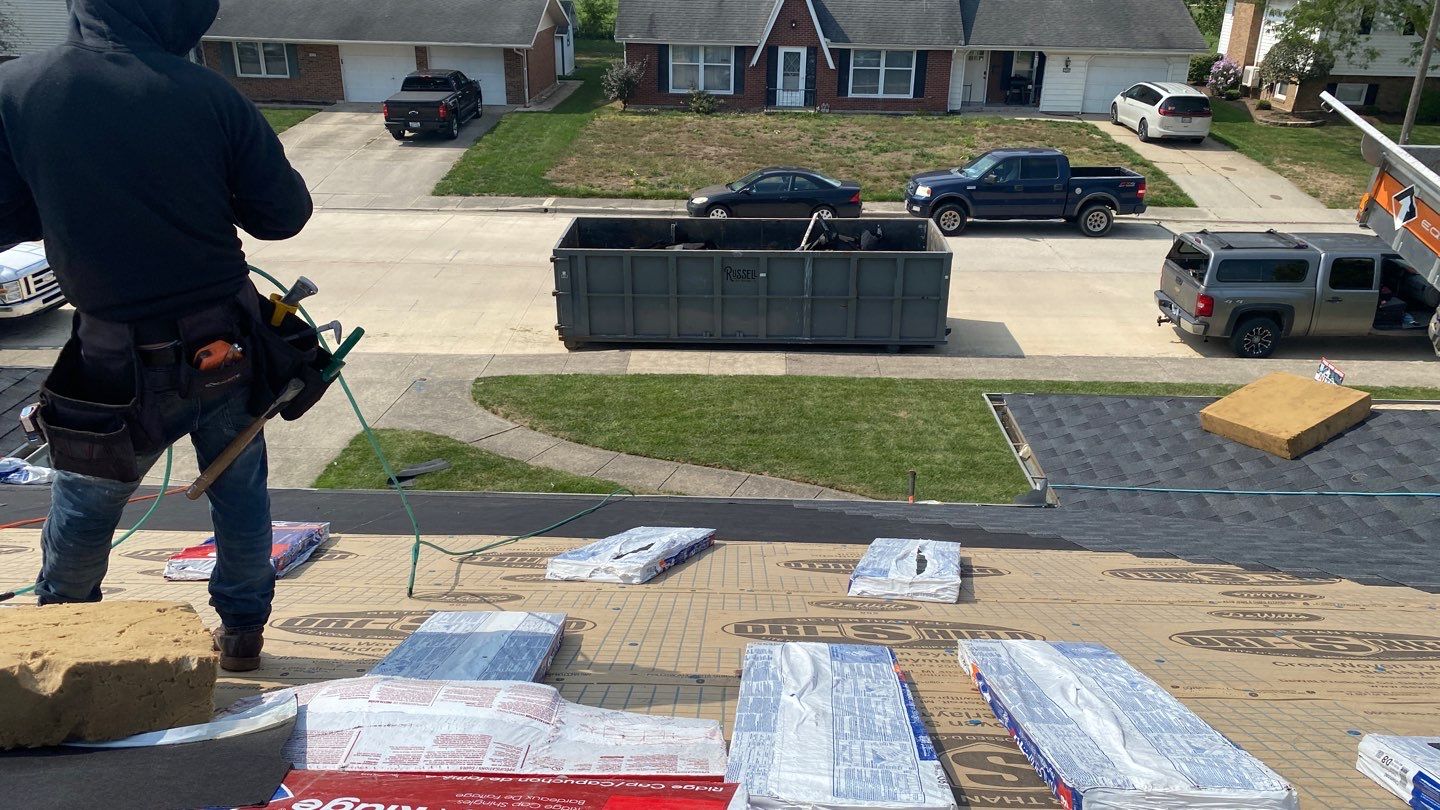 Residential Roofing Installation using GAF Timberline HDZ Charcoal by Nitro Roofing and Construction