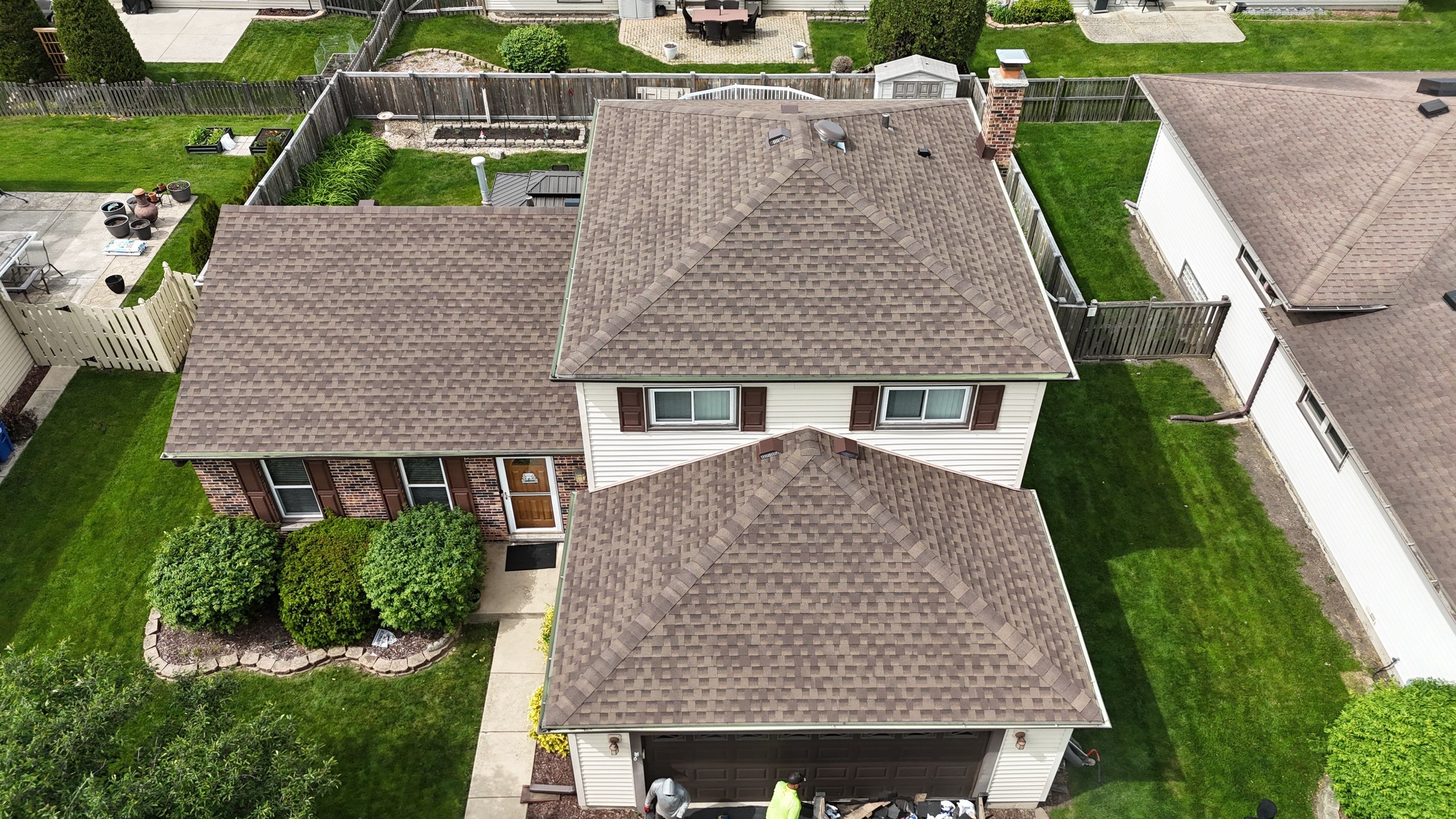 Roof replacement by Optimal Home Improvement 