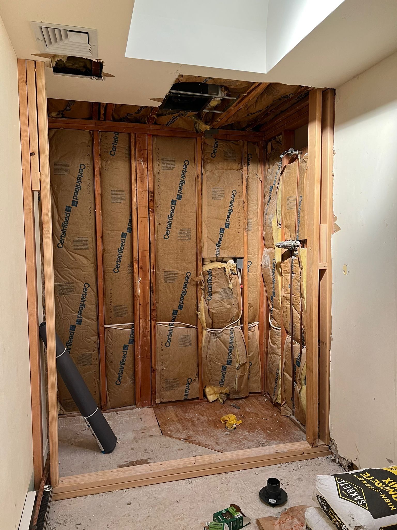 Bathroom Remodel using Tile by Home Concepts Construction