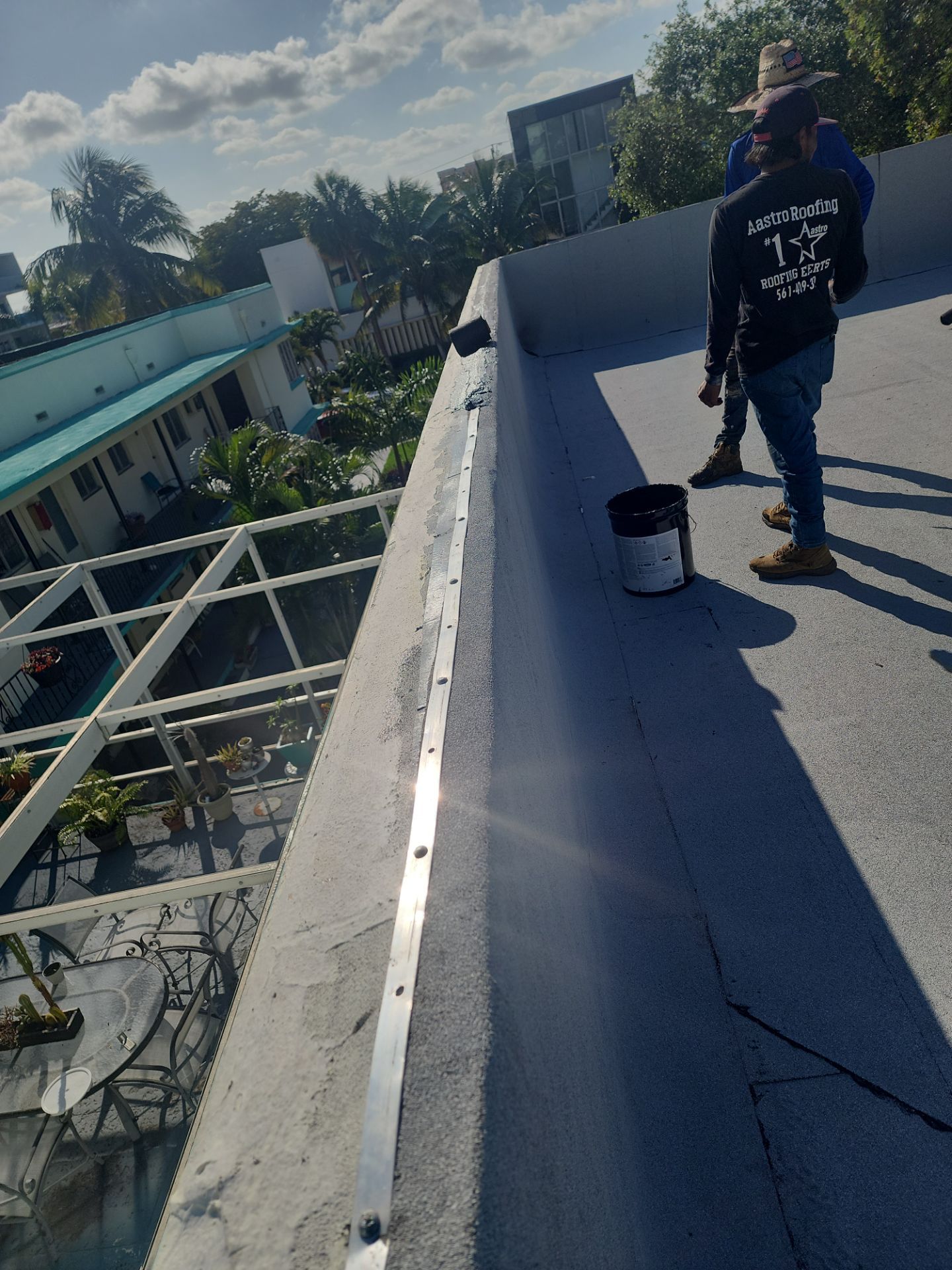 Flat Roof Replacement and Insulation Upgrade in Lake Worth Beach by Aastro Roofing