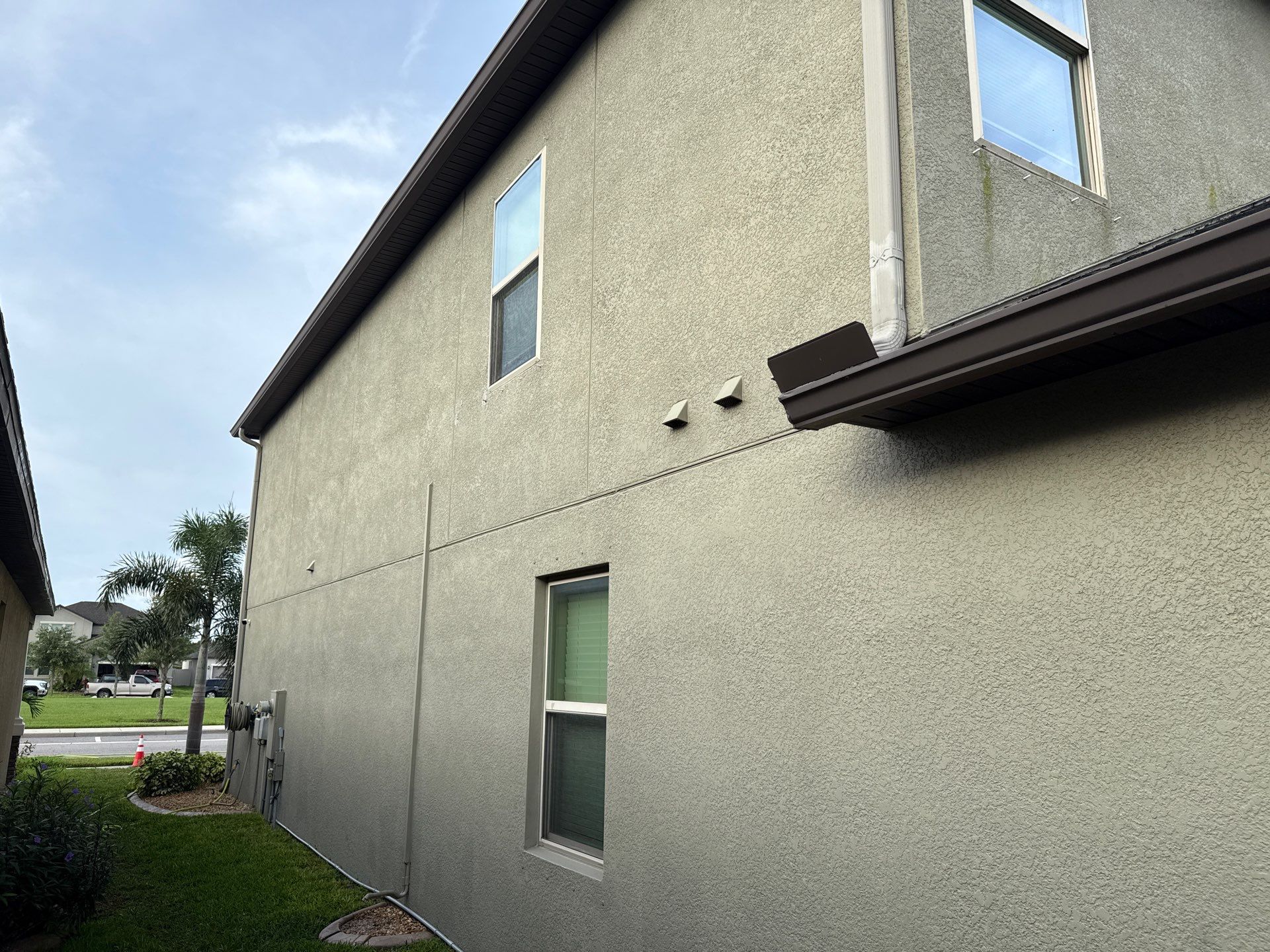 2-Story Asphalt Shingle Roof Cleaning & House Wash – Cypress Mill, Sun City Center, FL by Sunshine AquaWash