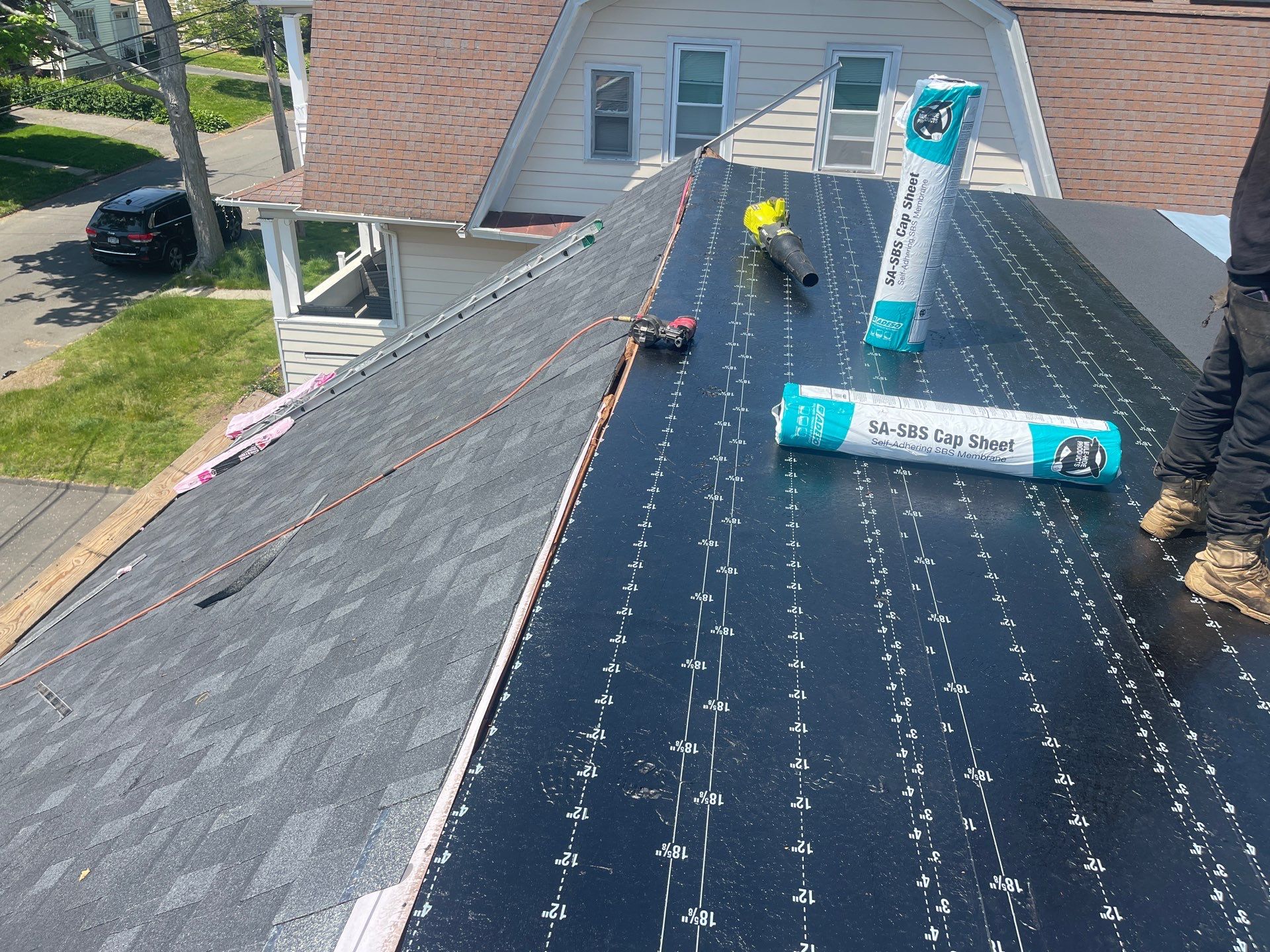 Residential Roof Replacement With Owens Corning Shingles in Stratford, CT by A Plus Exterior