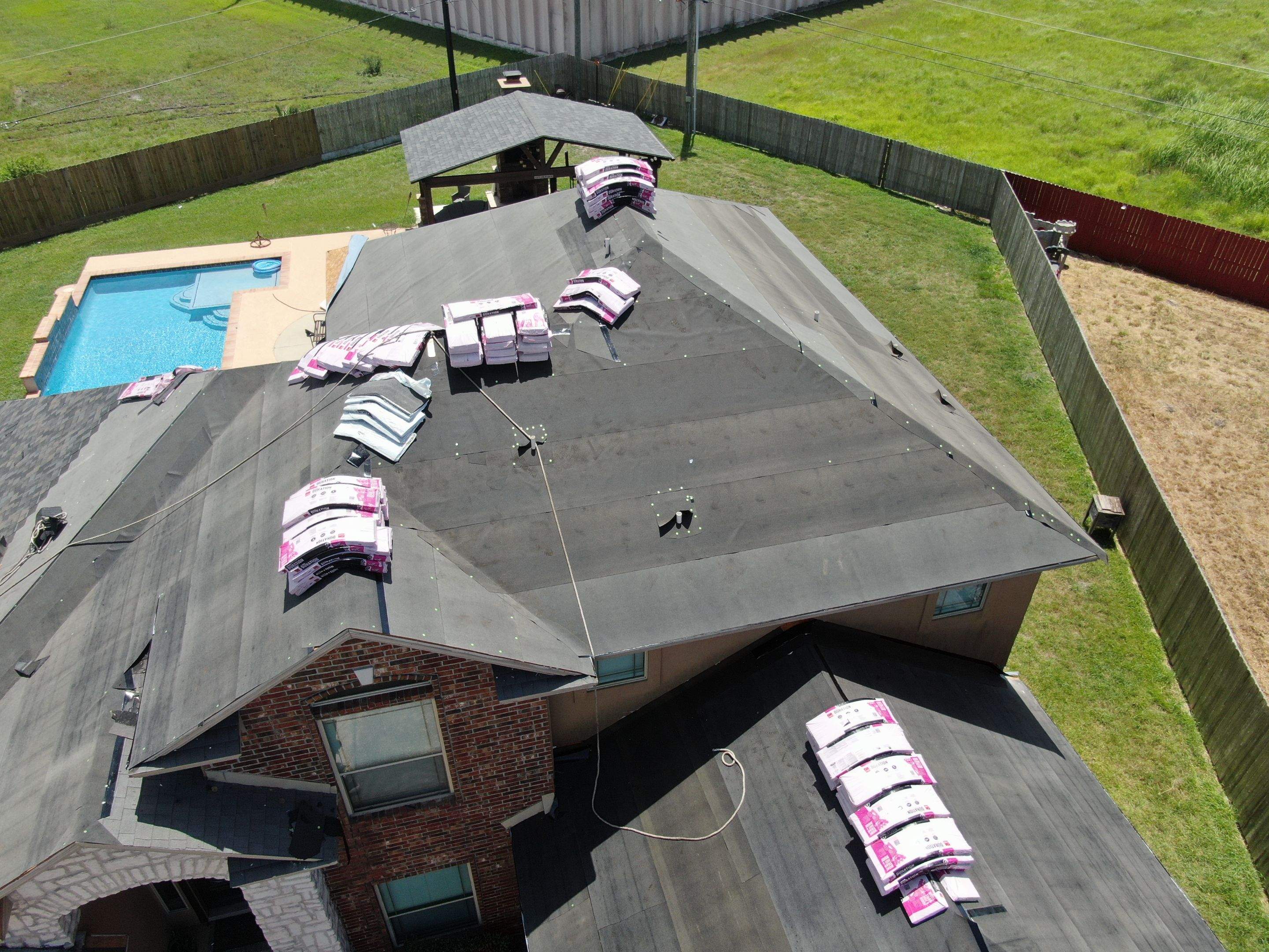 Flashing Stucco above the Roof by Bayfront Roofing and Construction