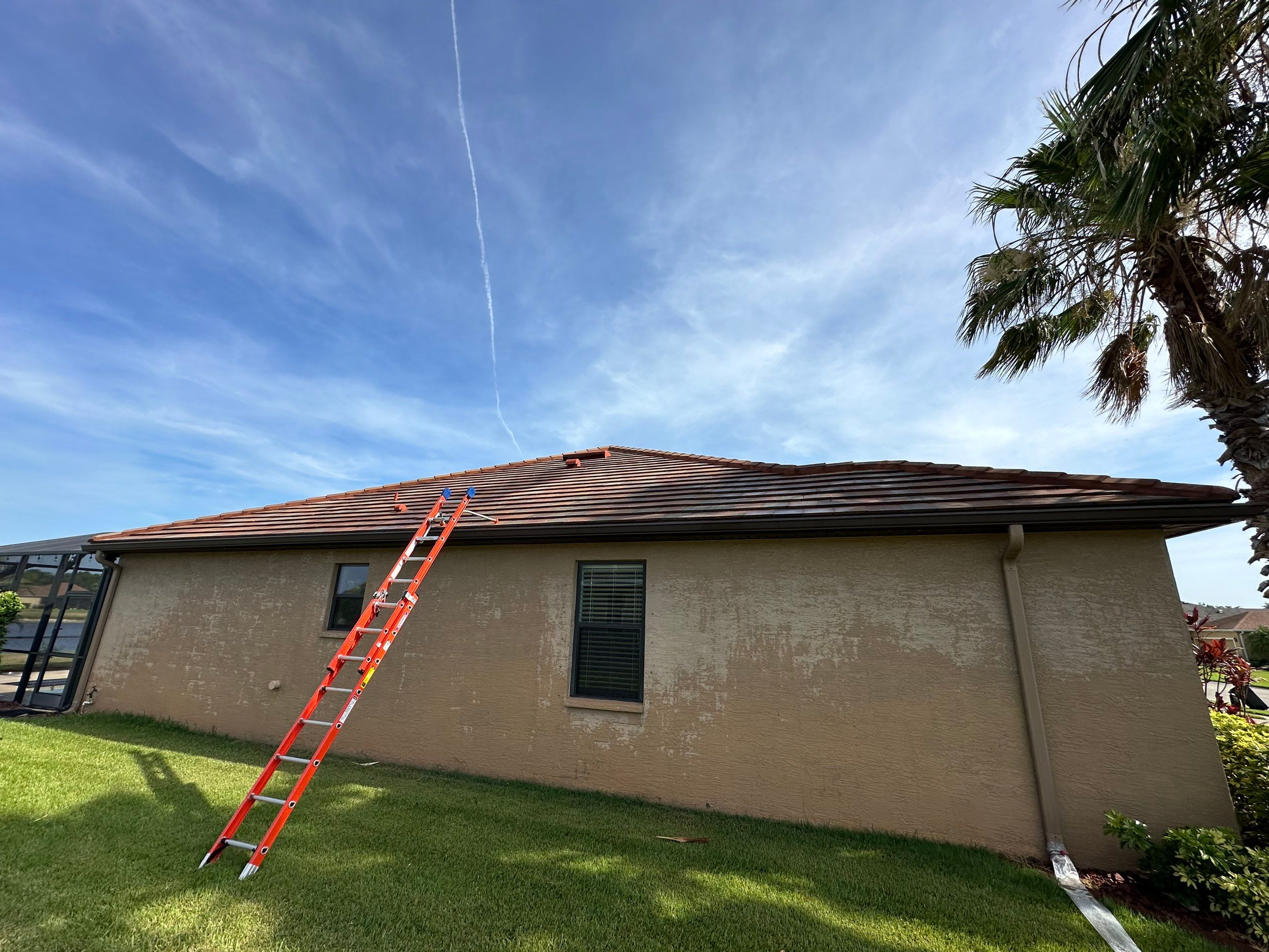 🏡 Tile Roof Cleaning – Gamble Creek Estates, Parrish, FL by Sunshine AquaWash