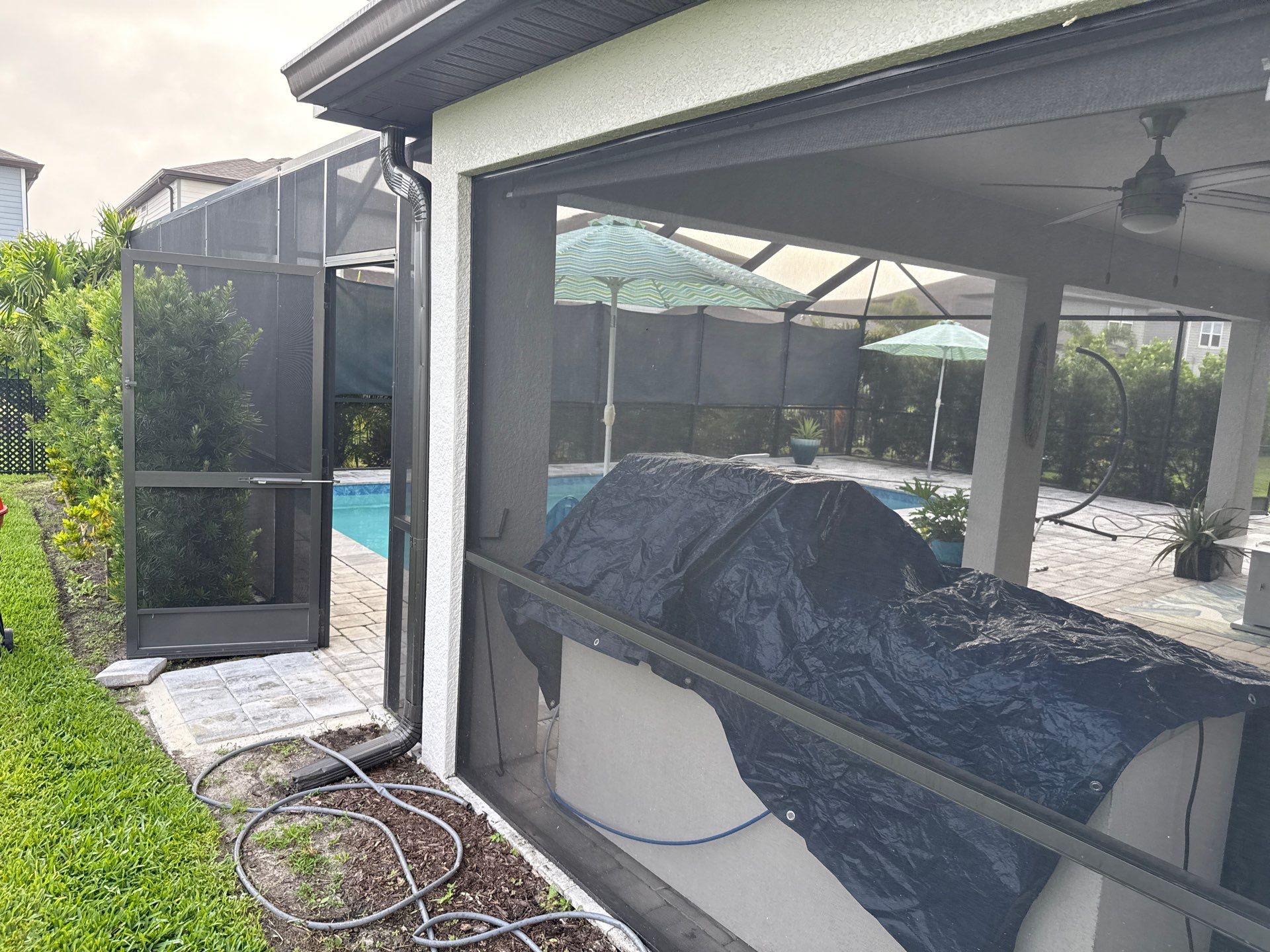 Paver Pool Deck & Screen Enclosure Cleaning – North River Ranch, Parrish, FL by Sunshine AquaWash
