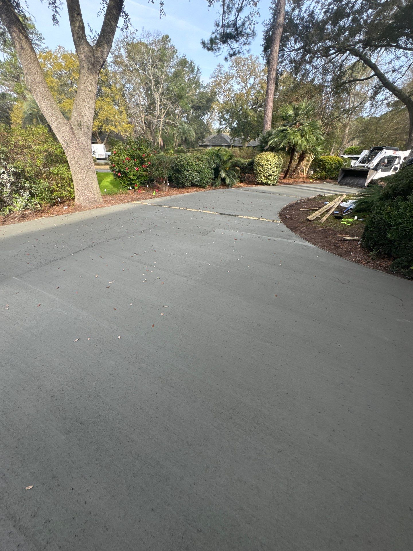 Custom Concrete Driveway and Walkway Replacement in Hilton Head Island by Lowcountry Scapes, LLC