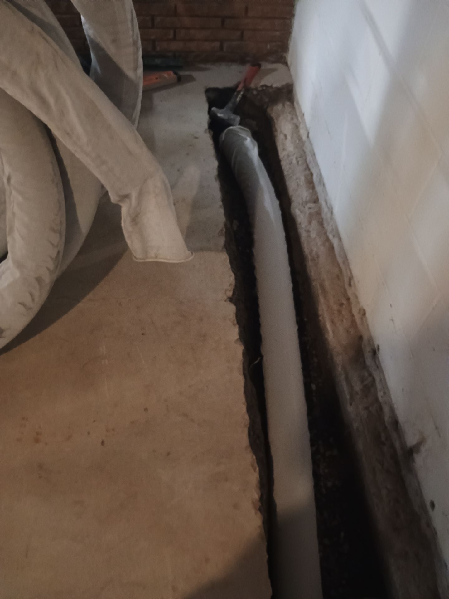 Tying Into an Existing Drain Tile System for Alec by Waterproofing Northeast