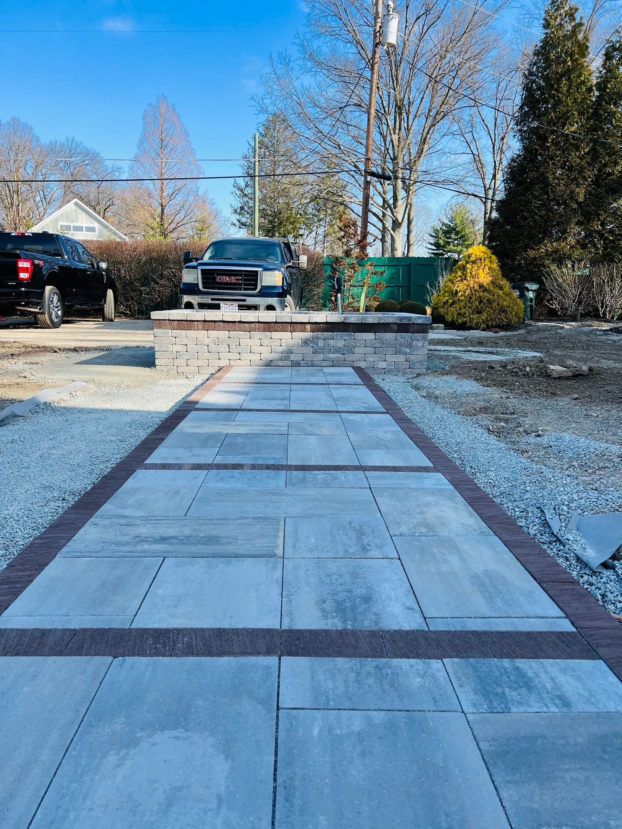 Hardscape Design & Install using Unilock Products by Reisenberg’s Lawn & Landscape, LLC