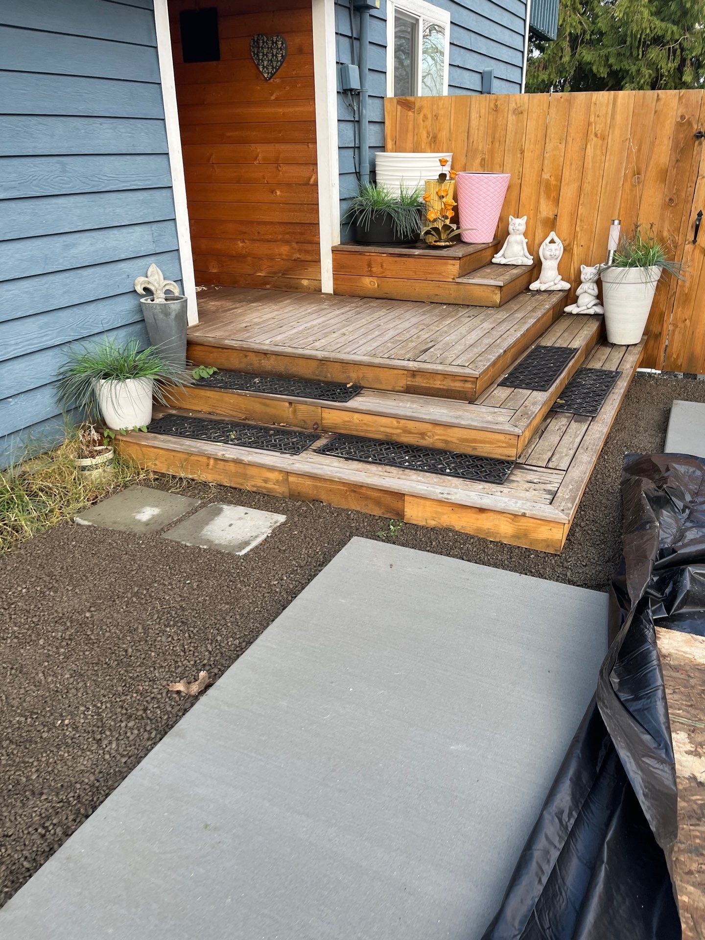 Concrete Driveway & Landscaping Project | Everett by Jireh Asphalt & Concrete Inc 