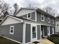 Siding Installation using JH Batten Smooth and JH Select Cedarmill Eased Edge by ExteriorPros