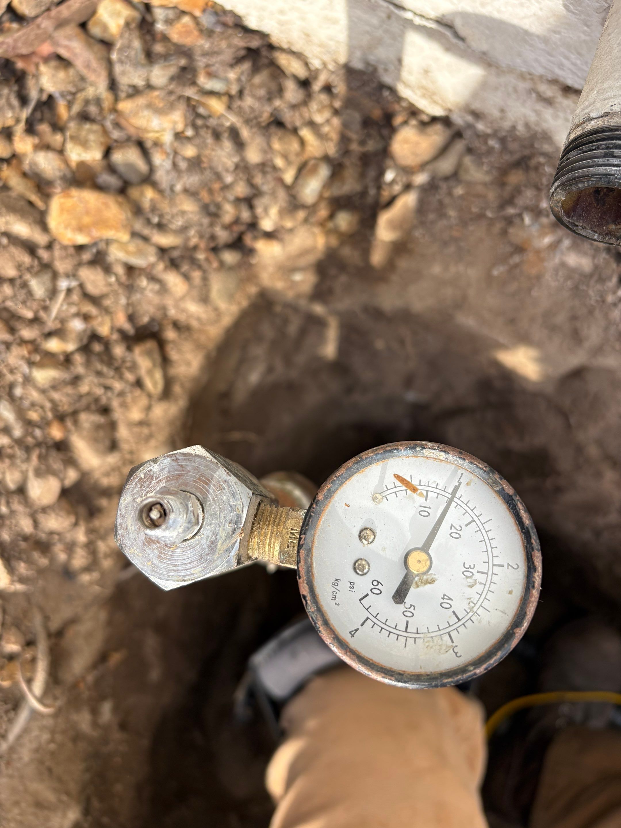 Underground Gas Line Replacement by Professional Plumbing Inc 