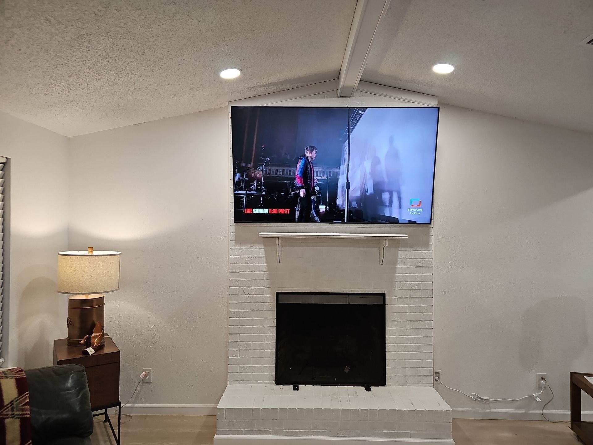 Fireplace TV Mounting Projects by Hangman Mounting & Installation 