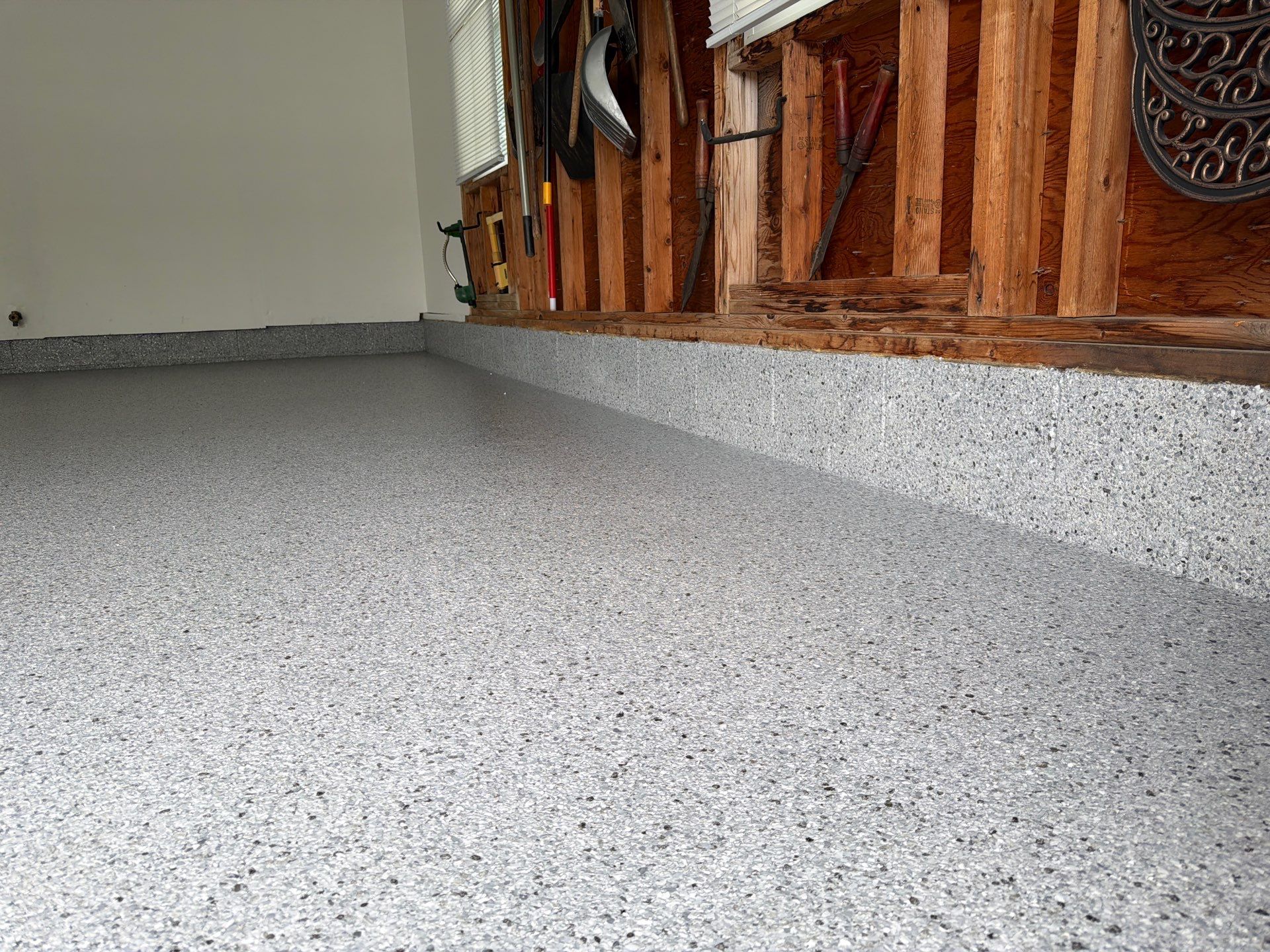 Vintage Silverado Garage Coating by NG Masonry & Construction LLC