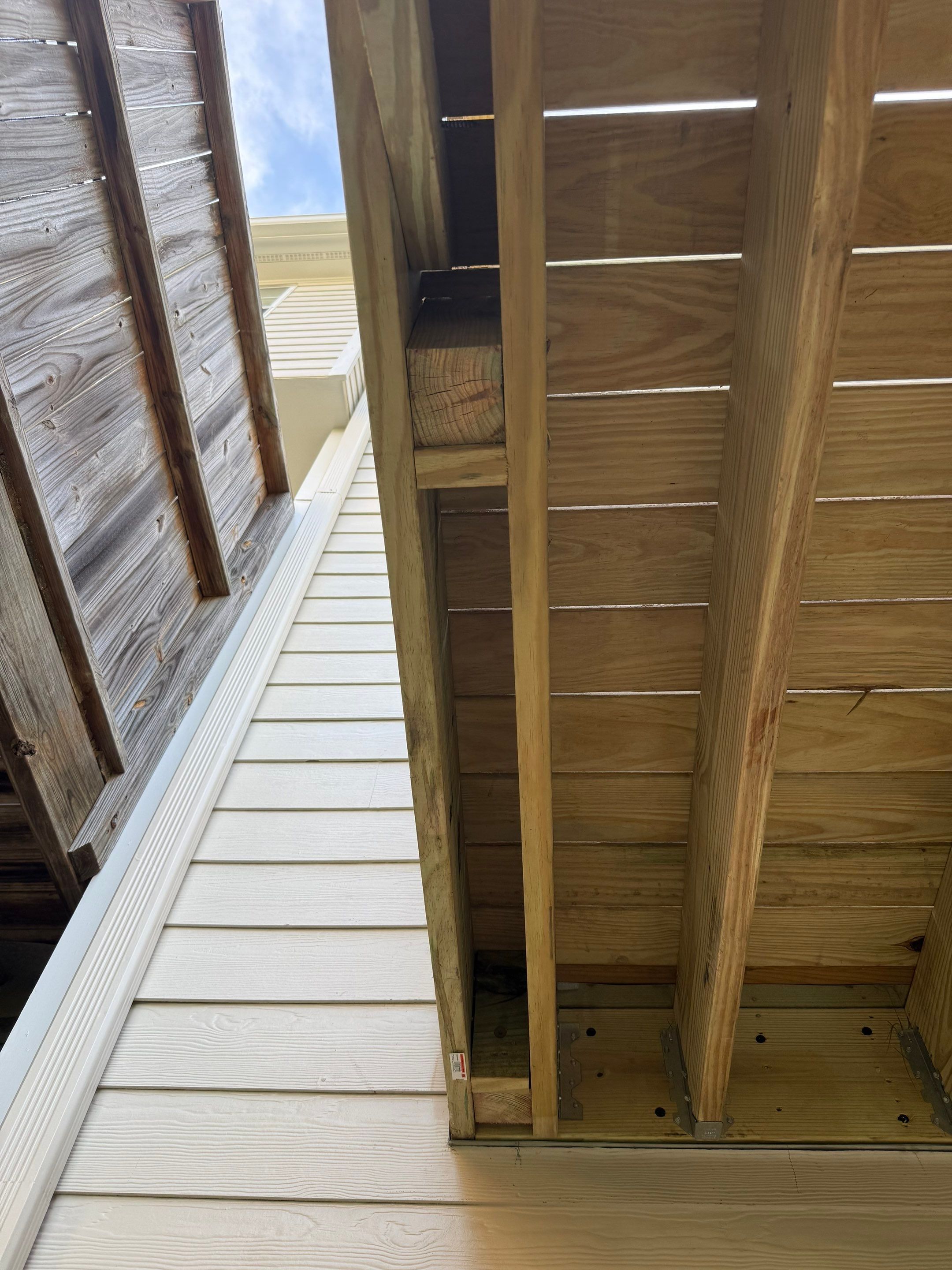 Elevated Pressure-Treated Wood Deck Replacement in Atlanta by Swift Home Renovations