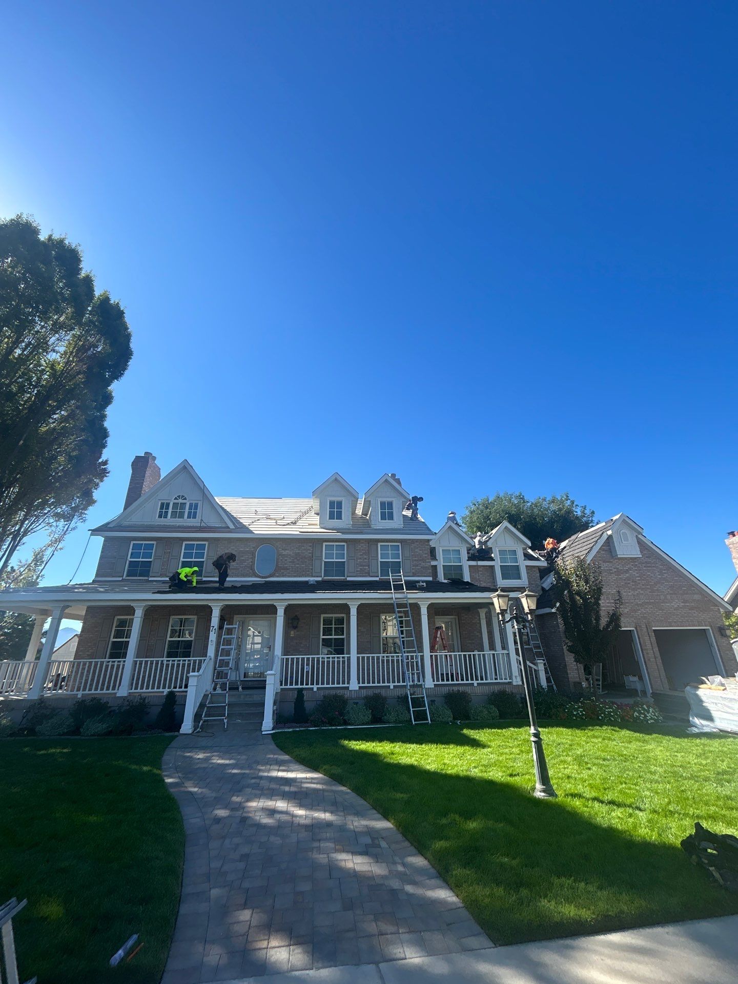 Orem | Custom Hardie Mixed Siding | Arctic White by Ideal Siding Utah