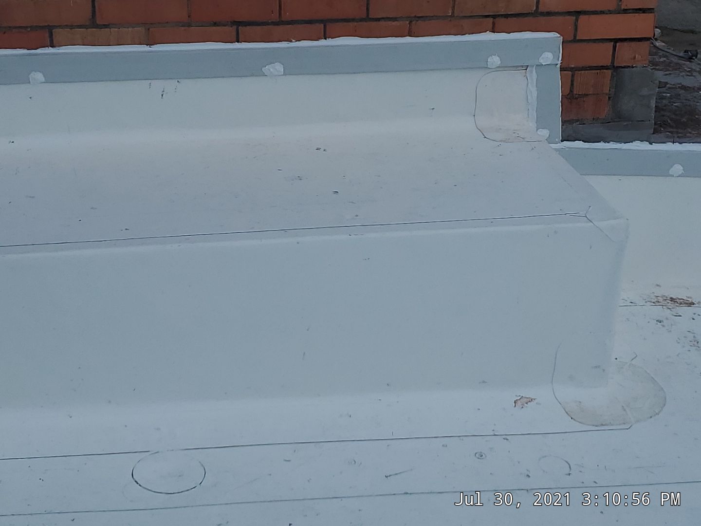 Commercial Roofing Installation using 50 mil PVC by Hostetler Roofing