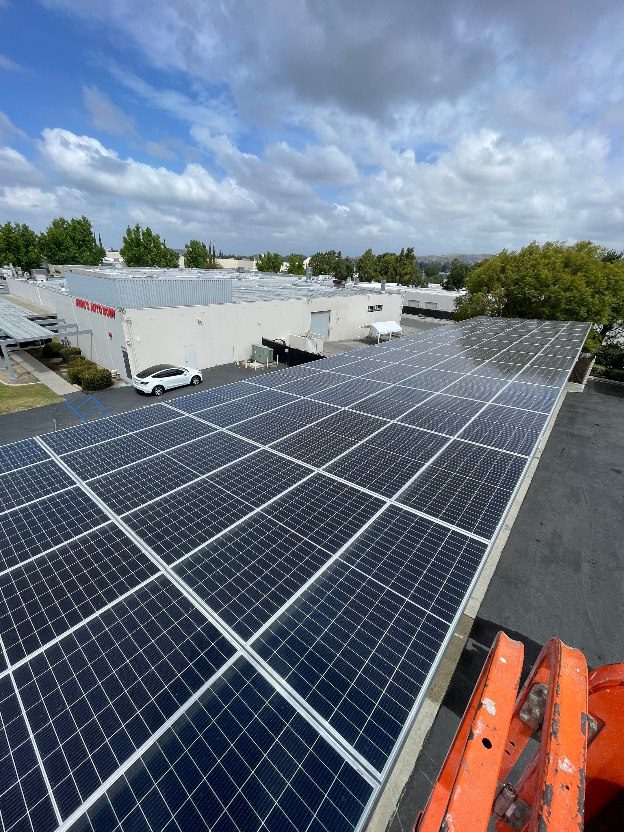 Commercial Solar Panel Cleaning by Palm Coast Solar Cleaning