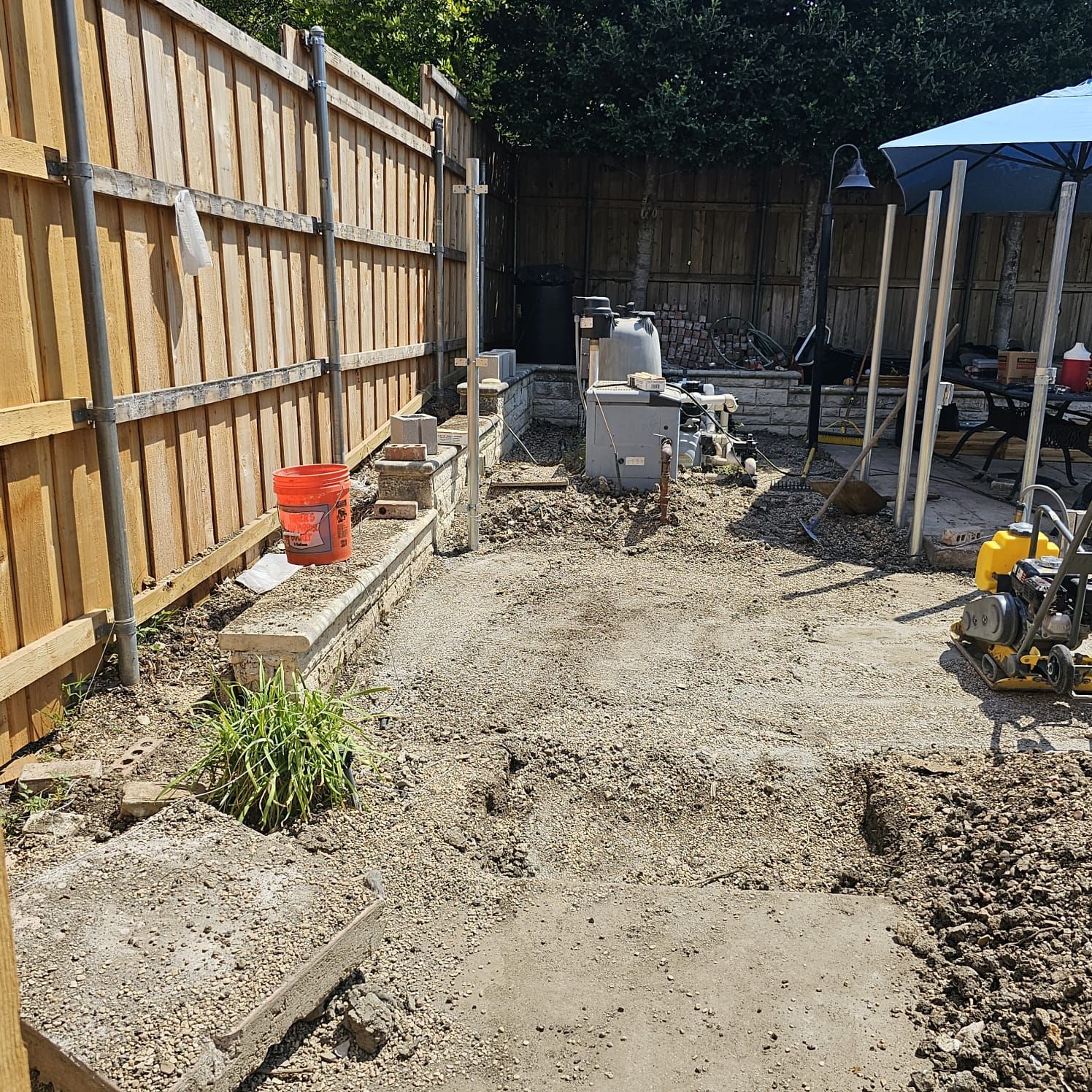 Fence & Concrete Patio by EL-GC LLC 
