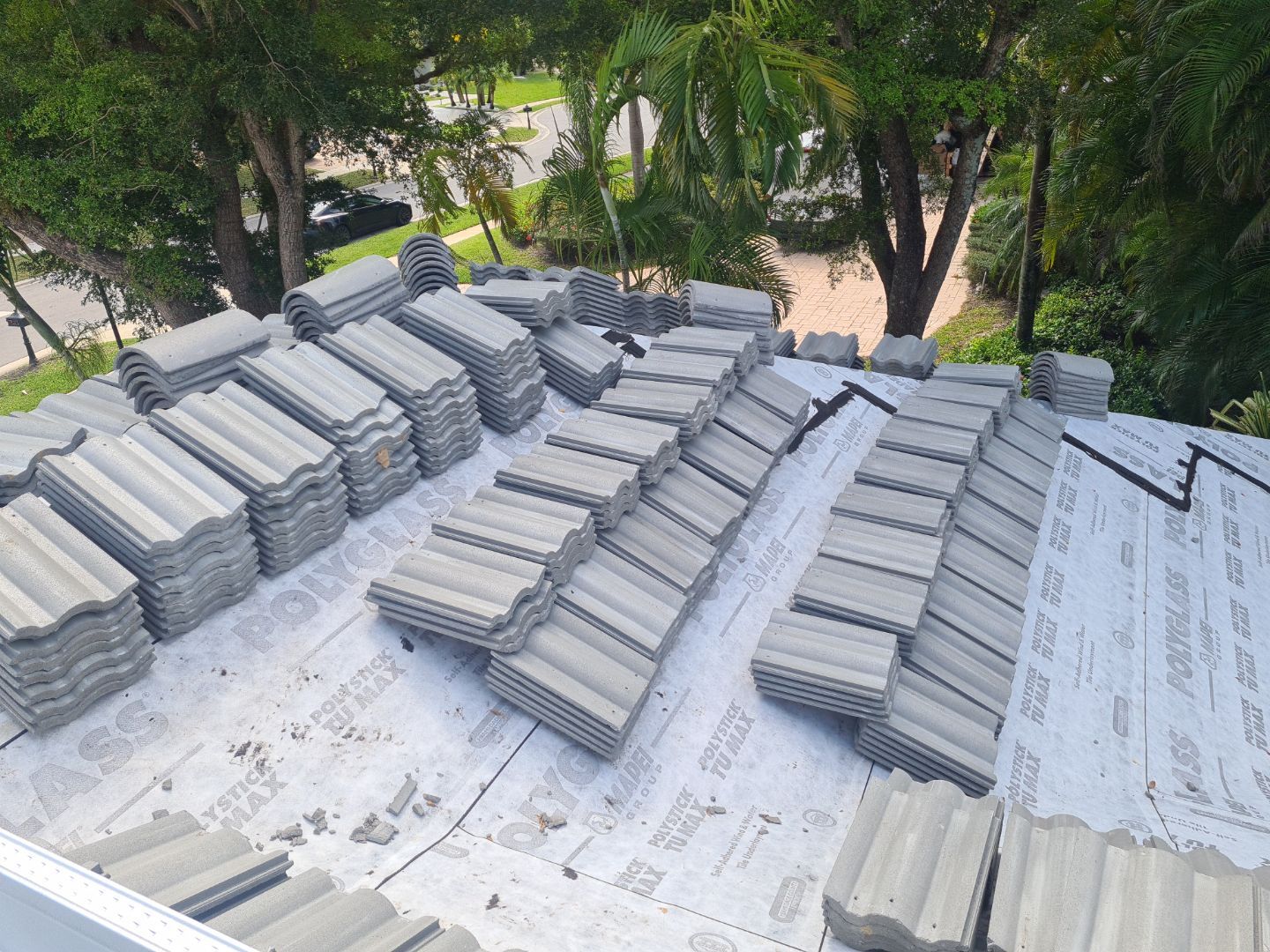 Residential Roofing Installation using Eagle Roofing Tile by BLUES BROTHERS ROOFING