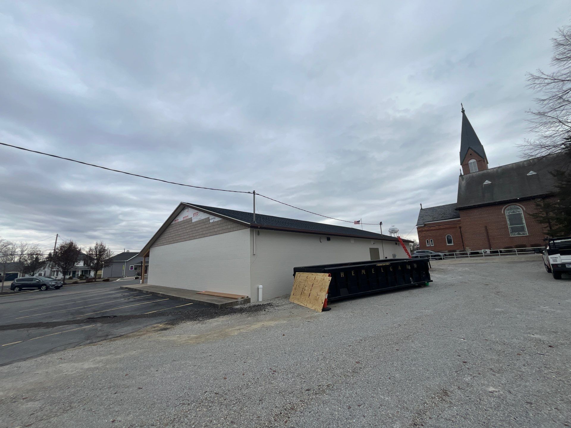 Commercial Roofing Installation using GAF Timberline HDZ Slate by Nitro Roofing and Construction