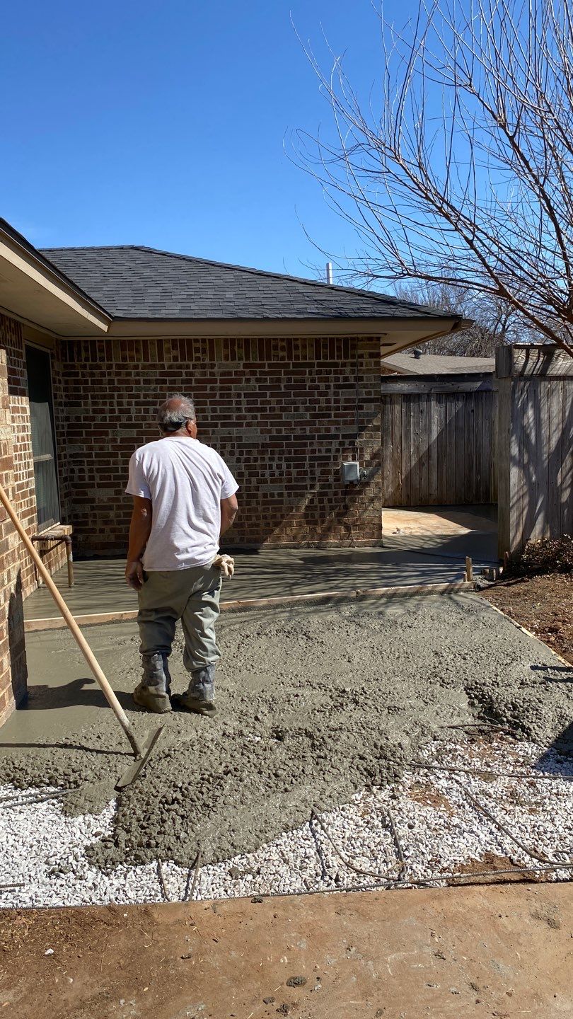 Concrete Patio by Clays Services Inc