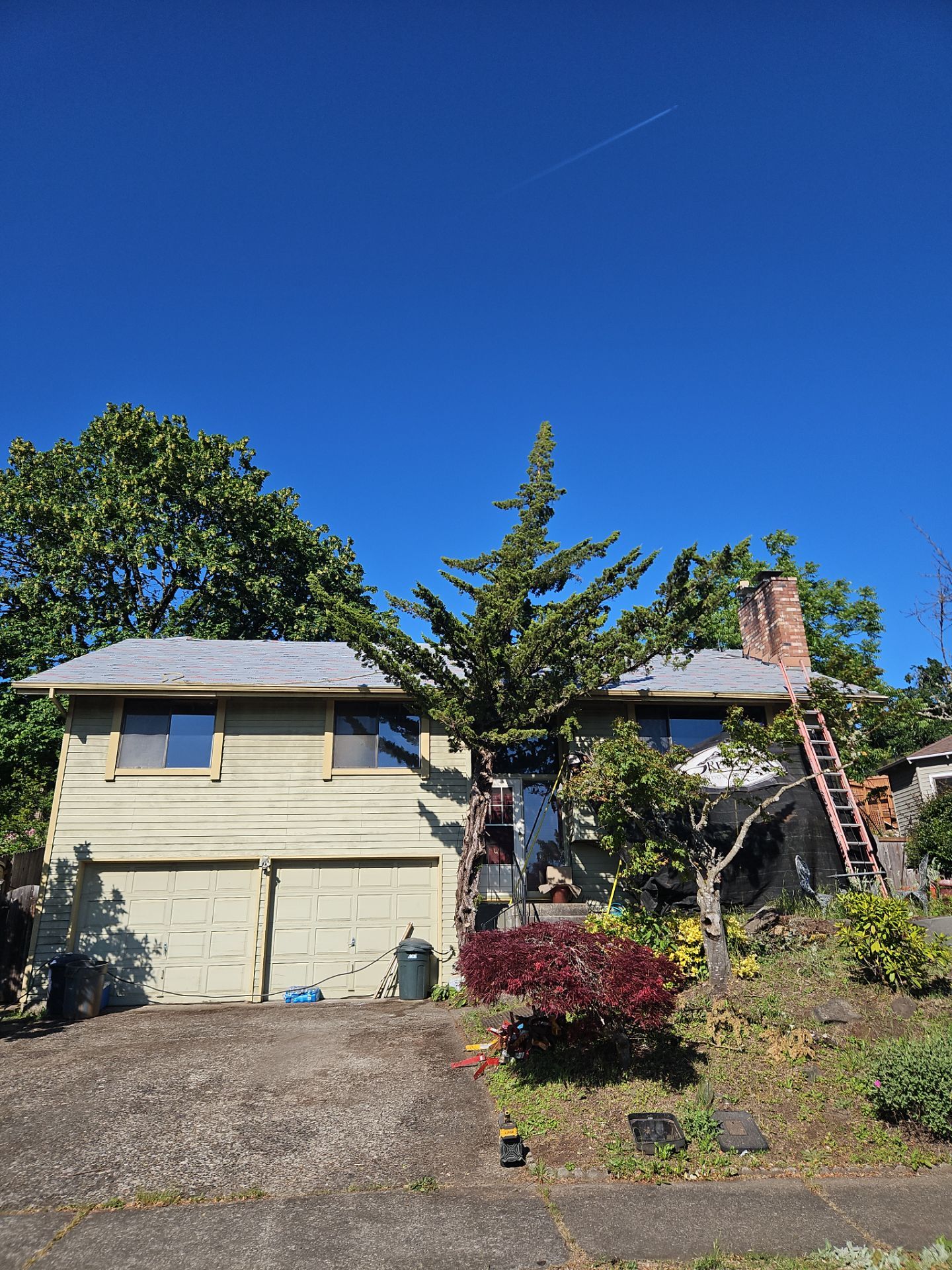 Residential Roofing Installation using IKO Dynasty (Color: Granite Black) by Orezona Building & Roofing Company, Inc.