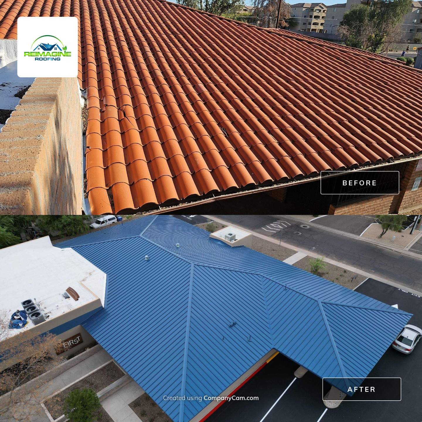 Regal Blue Standing Seam by Reimagine Roofing