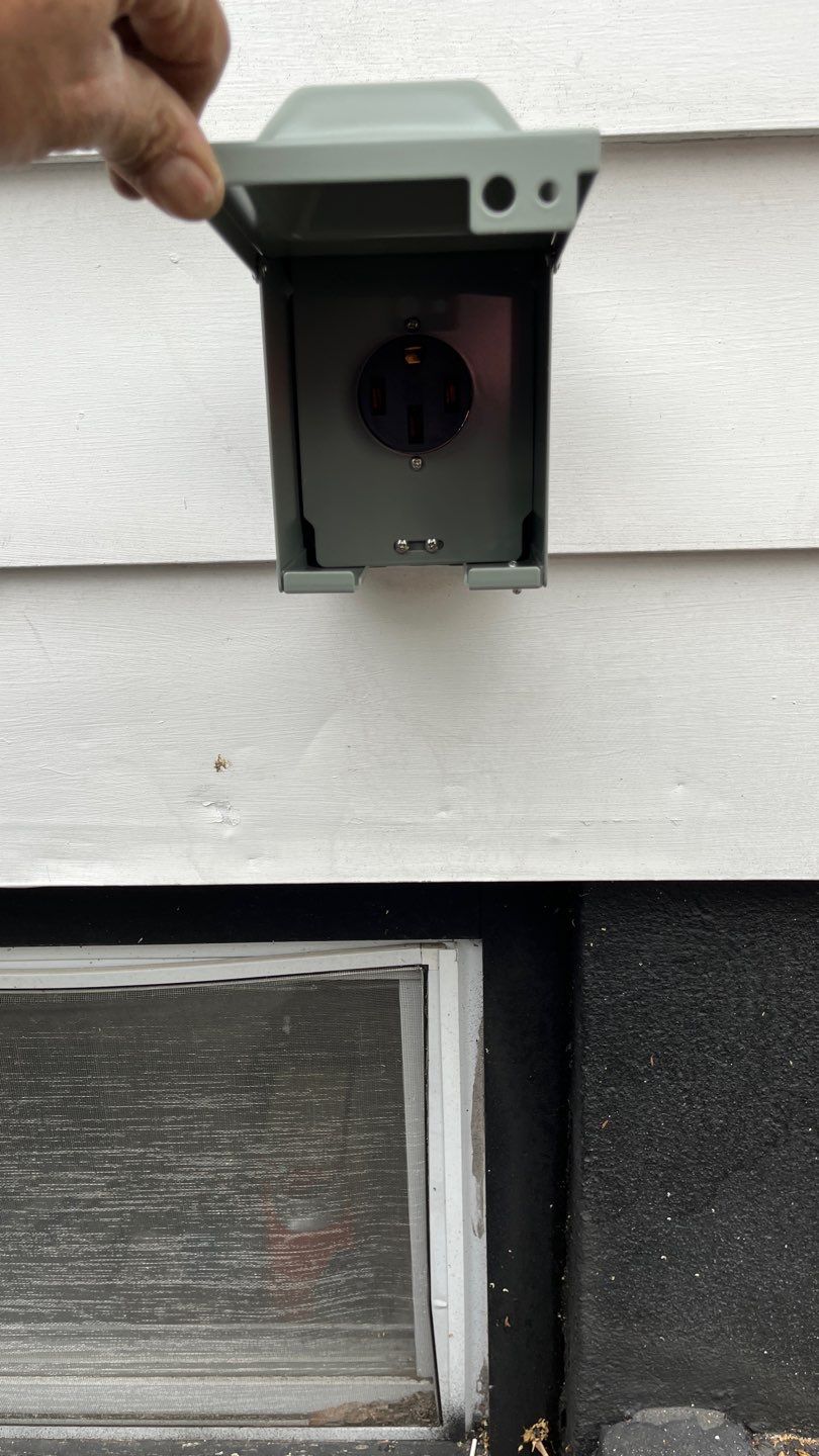 Install EV charger outlet by Staybright Electric