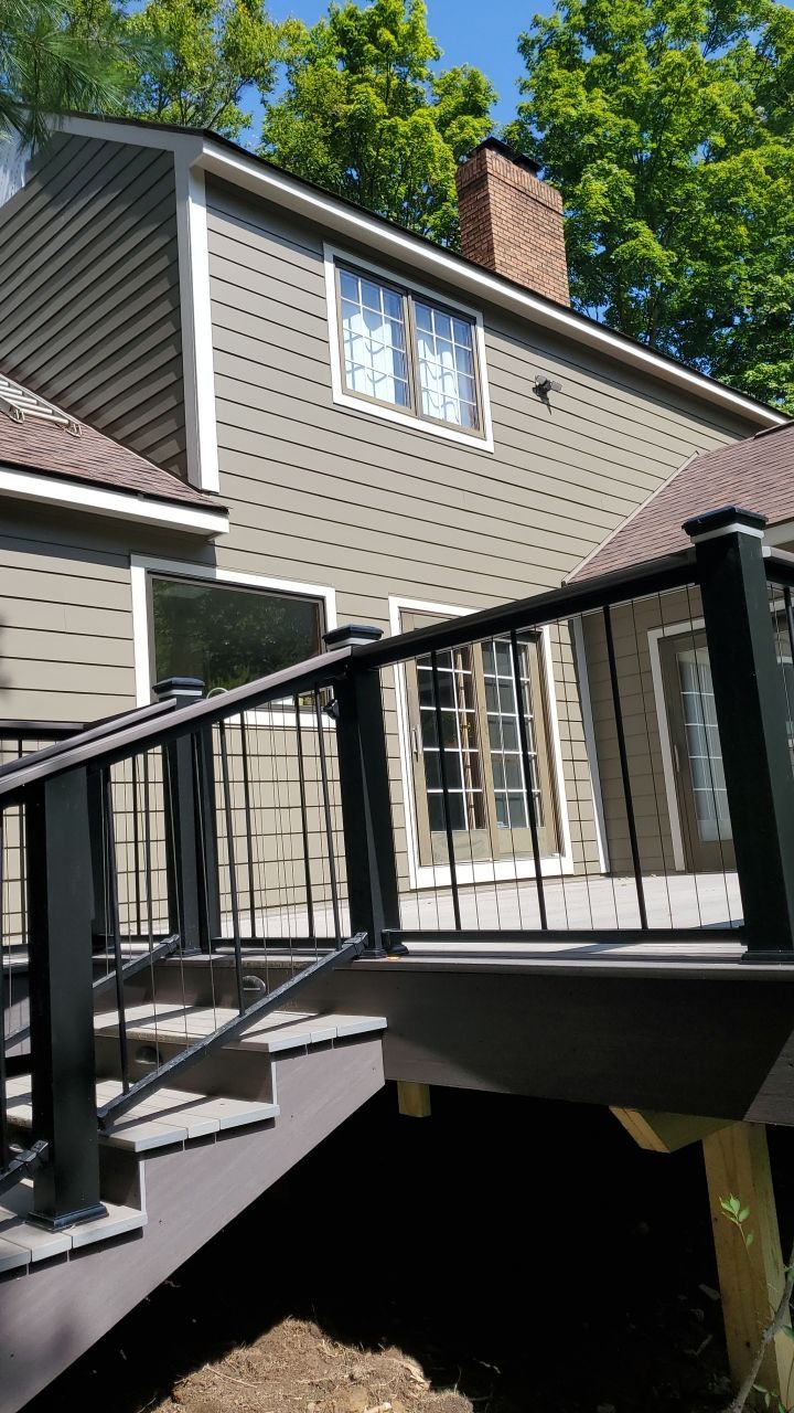 New Siding using James Hardie Siding  by Absolute Roofing and Construction