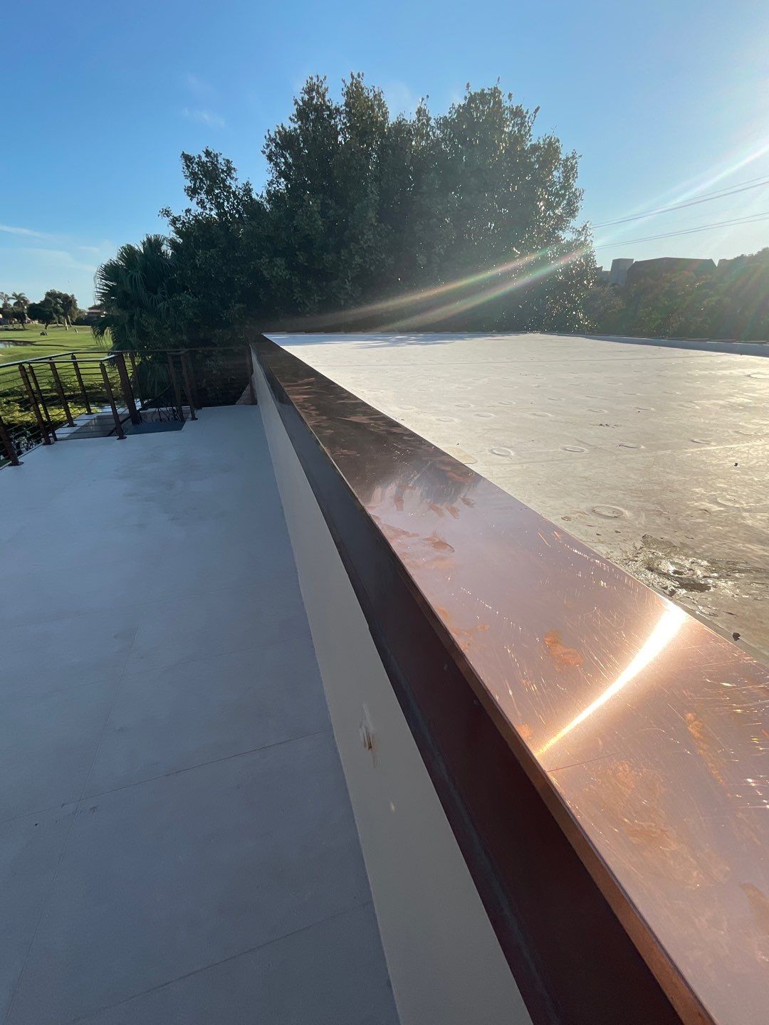 Amazing TPO flat deck re-roof with Eagle mansard in Hollywood Florida.  by First Due Roofing