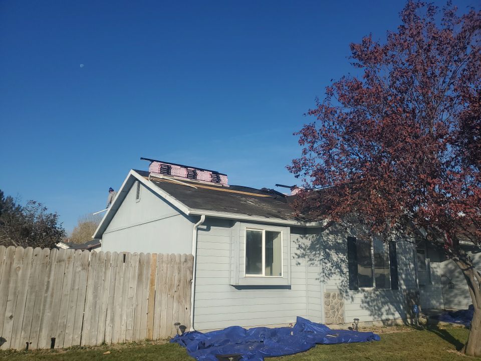 Caldwell Idaho Residential Roofing Installation using Owens Corning by ID Roofing LLC