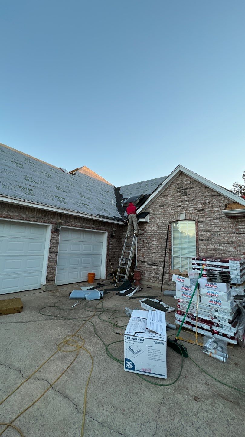 Residential Roofing Installation using GAF Natural Shadow  by A & H Roofing and Contracting