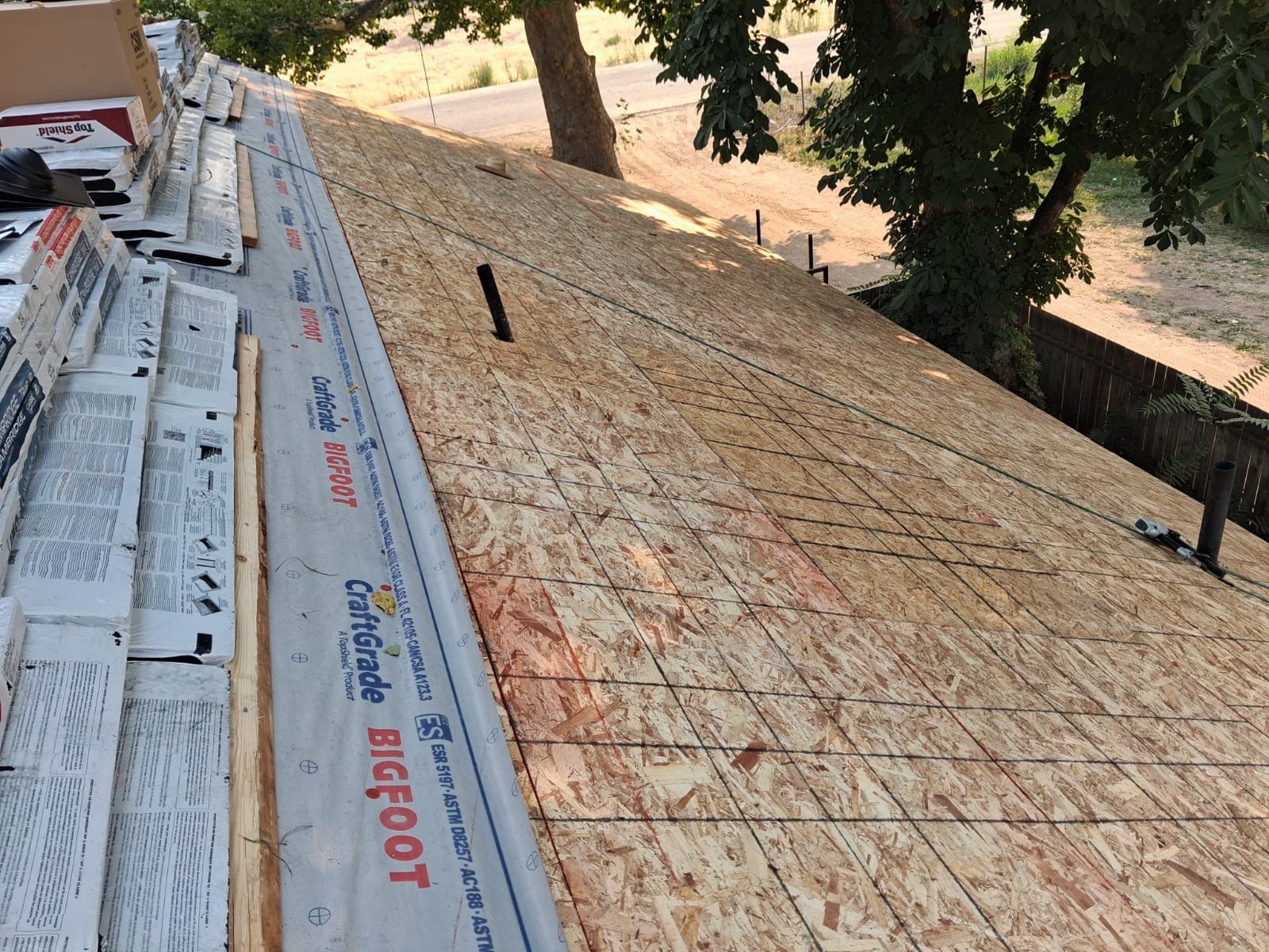 Full Residential Roof Replacement with New OSB Sheathing in Nampa by Olive Roofing