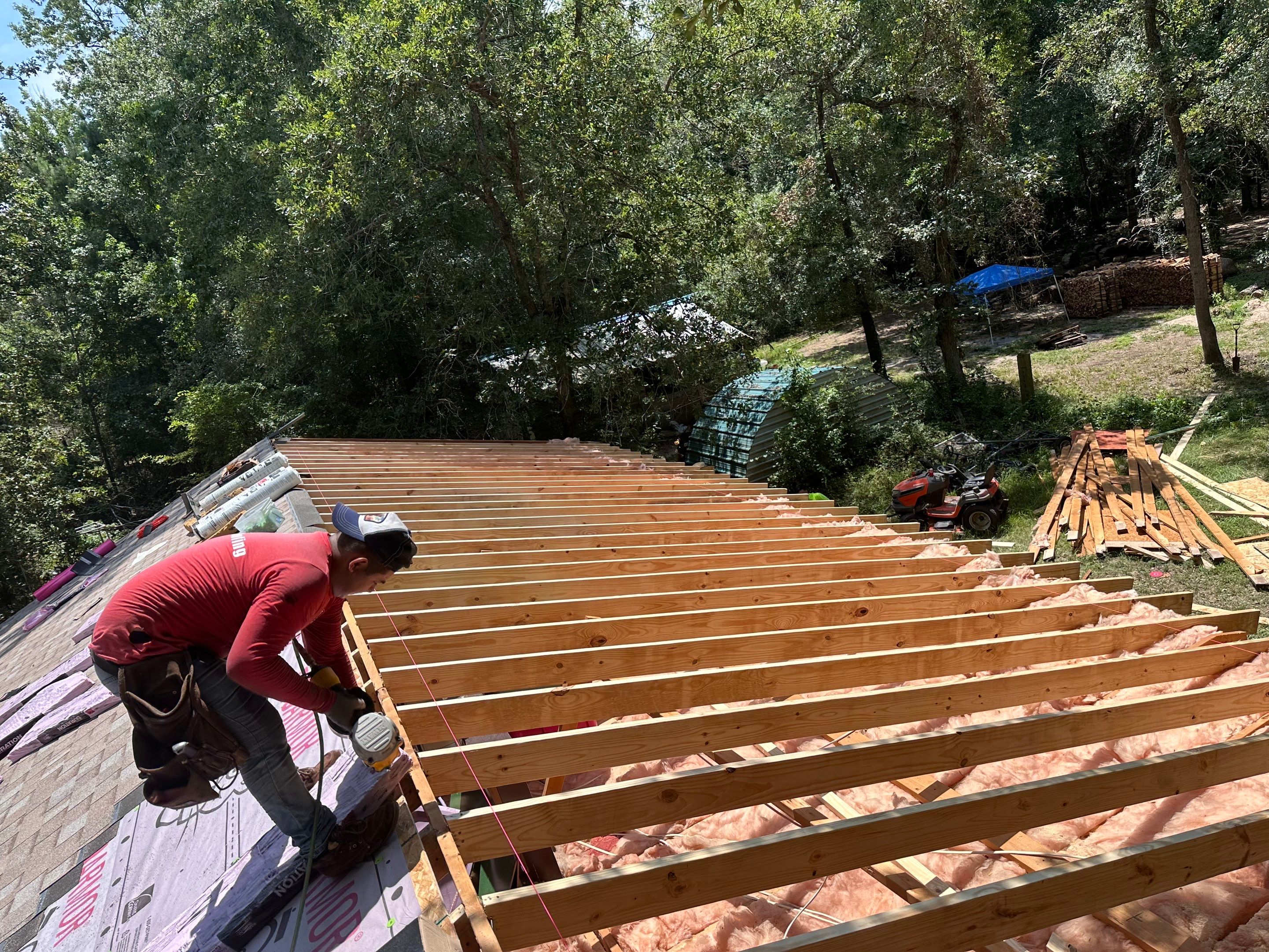 Residential Roofing Installation using Owen's Corning Duration (Lifetime) Shingles by Roof Repair Company