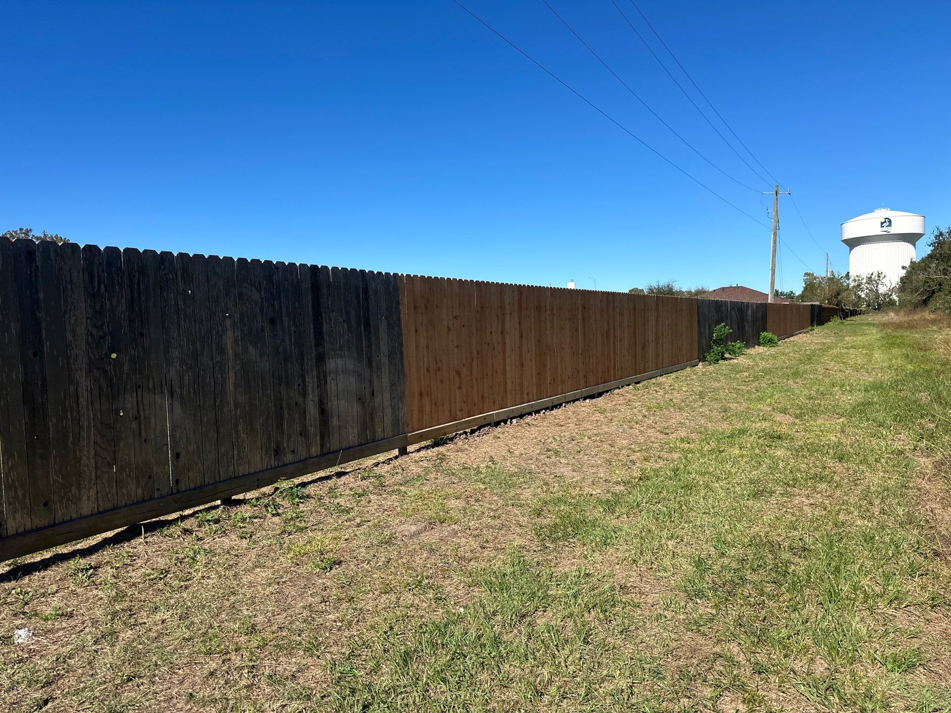 Premium Commercial Fence Installation with Western Red Cedar Pickets, 3 Rails, and Deluxe Wood Gates" by Tim's Fences