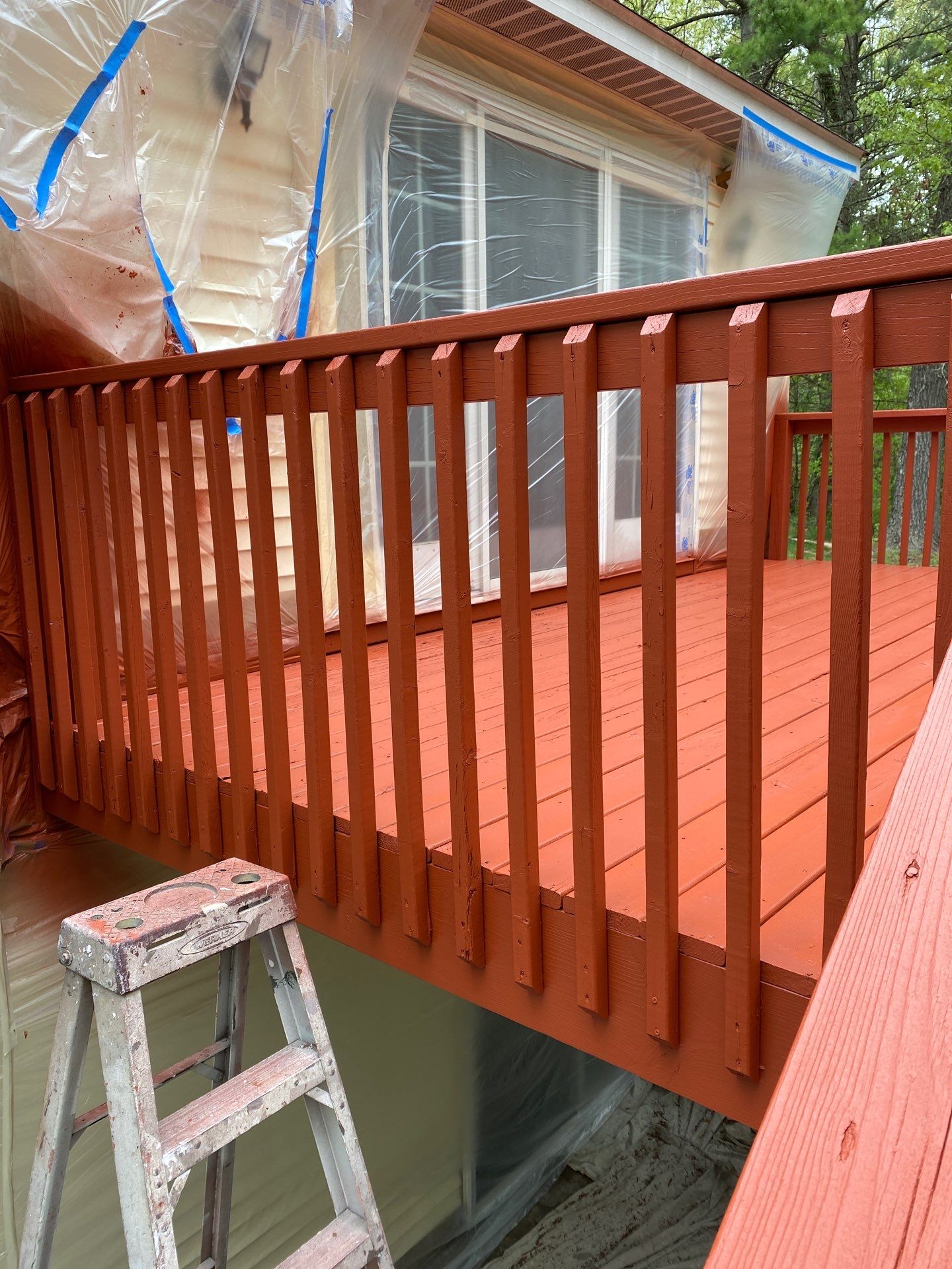 Deck color match and Re-stain!  by Gordon Painting