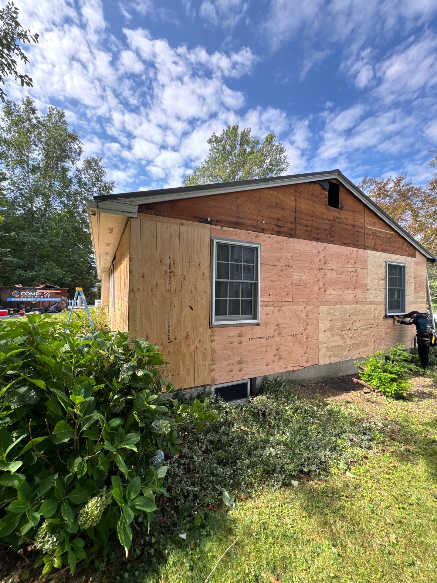 Vinyl Siding Replacement & Extensive Rot Repair in North Hampton, NH by Compass exteriors