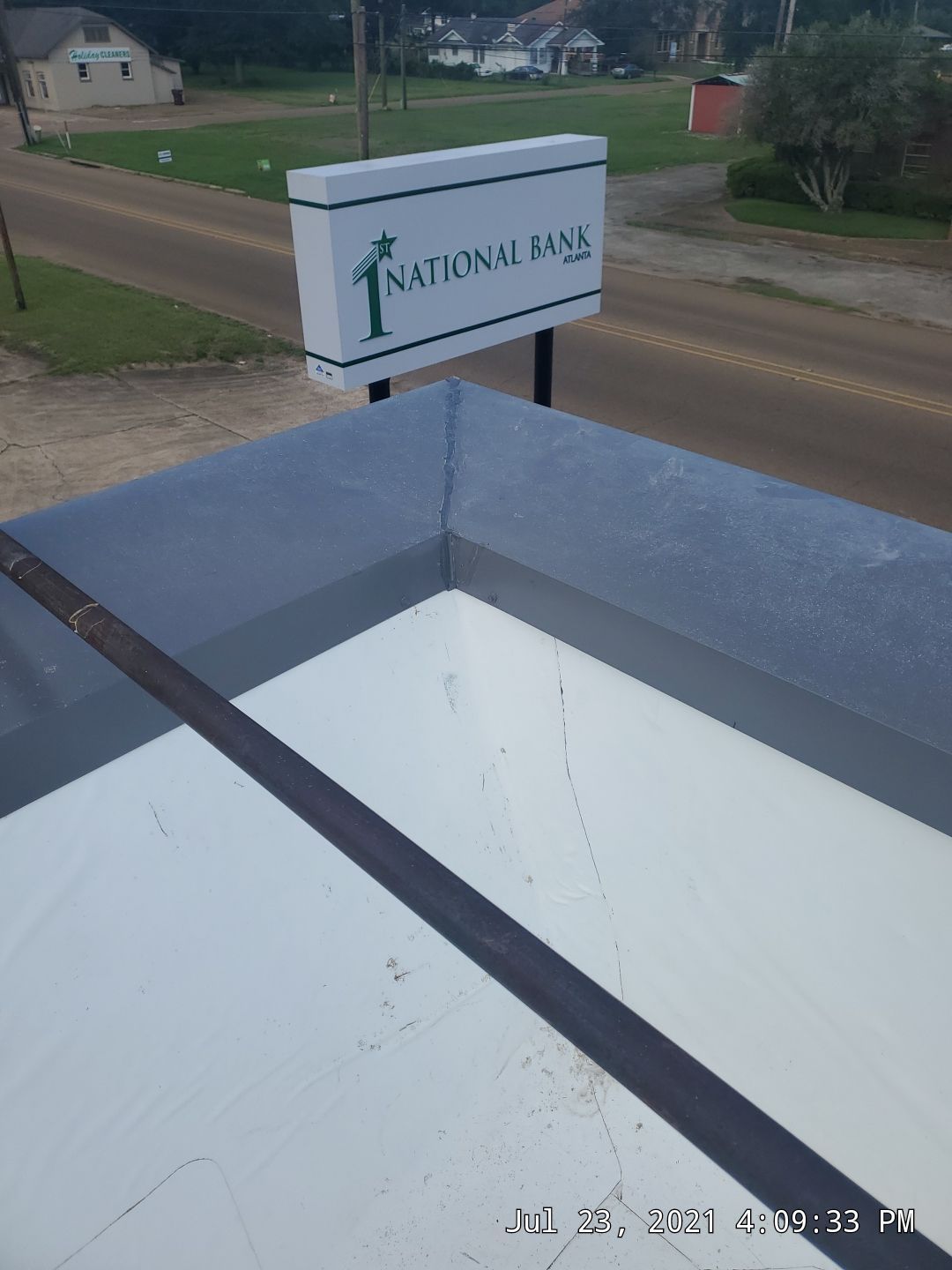Commercial Roofing Installation using 50 mil PVC by Hostetler Roofing