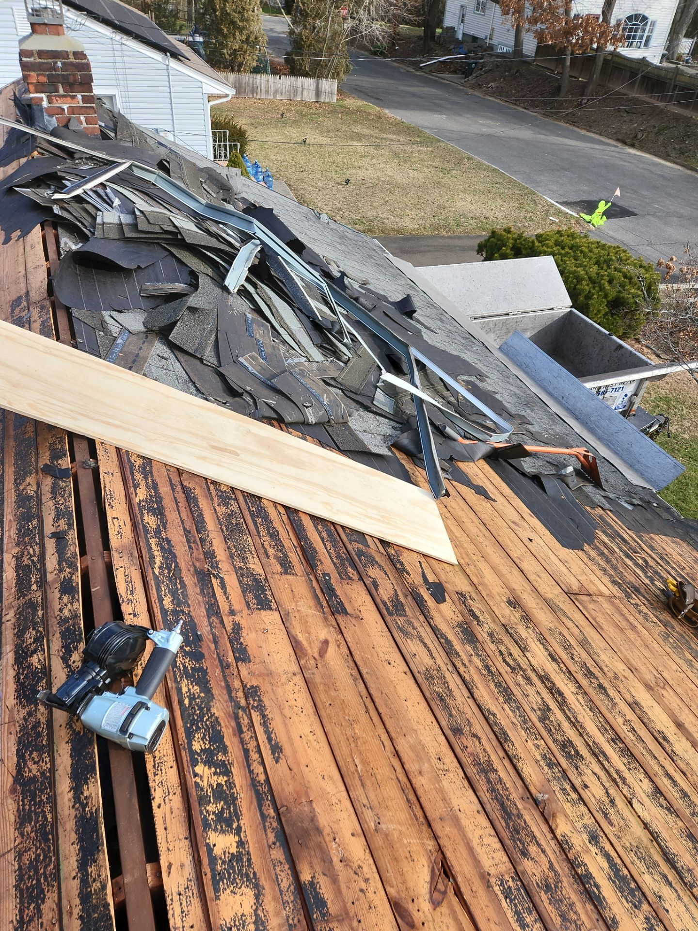 Residential Roofing Installation using Owens Corning Duration Onyx Black by A Plus Exterior