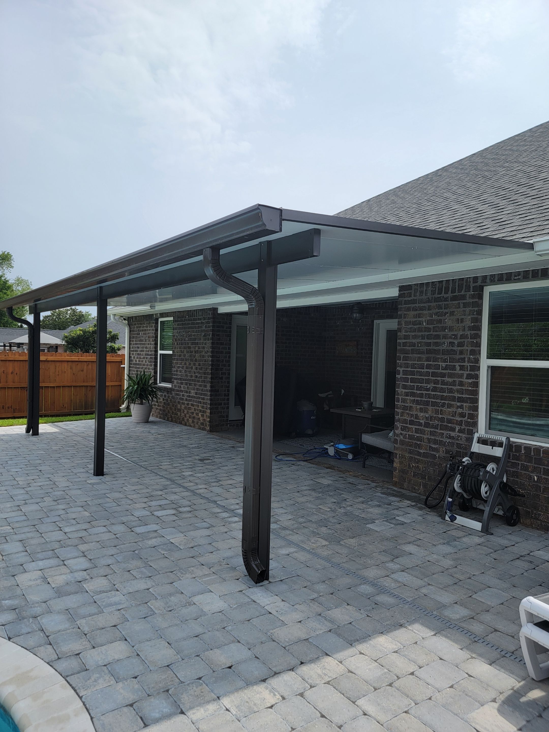 Navarre Patio Cover Using Colorbeam by Titan Sunrooms