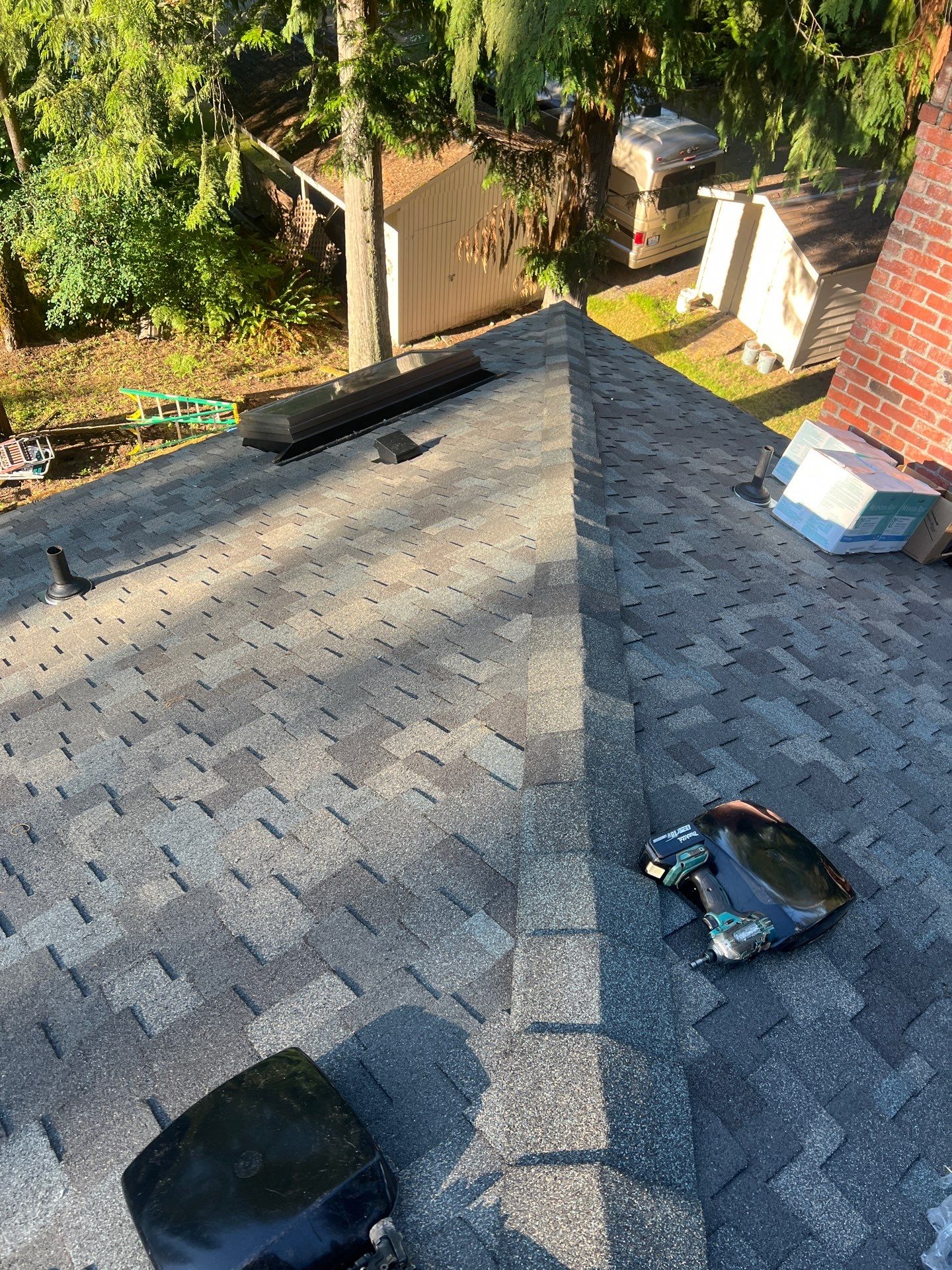 Residential Roofing Installation using GAF HDZ Shingles by Roofing Formula LLC